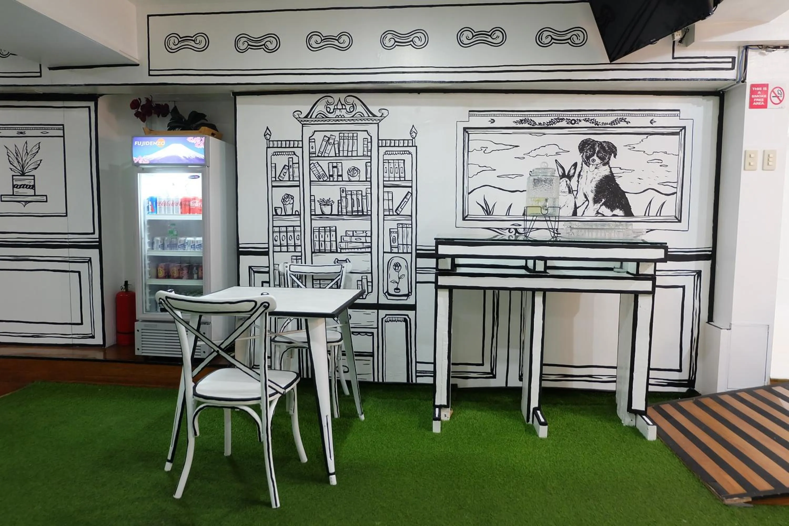 Decorative detail in Spaces Hotel Makati