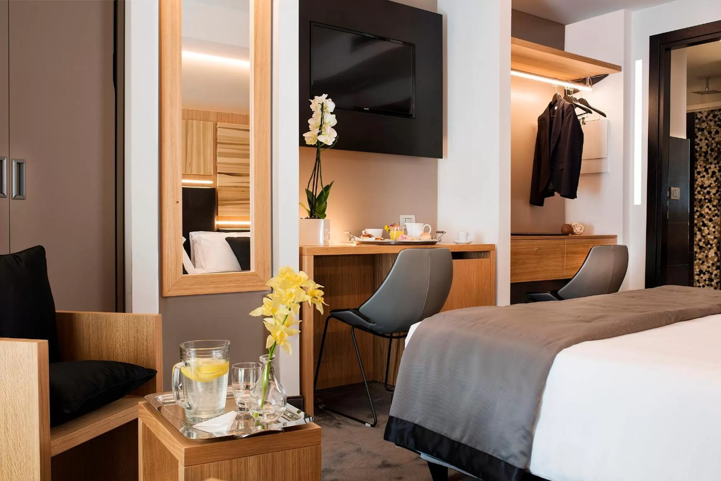 Decorative detail, Bed in Trevi Collection Hotel - Gruppo Trevi Hotels