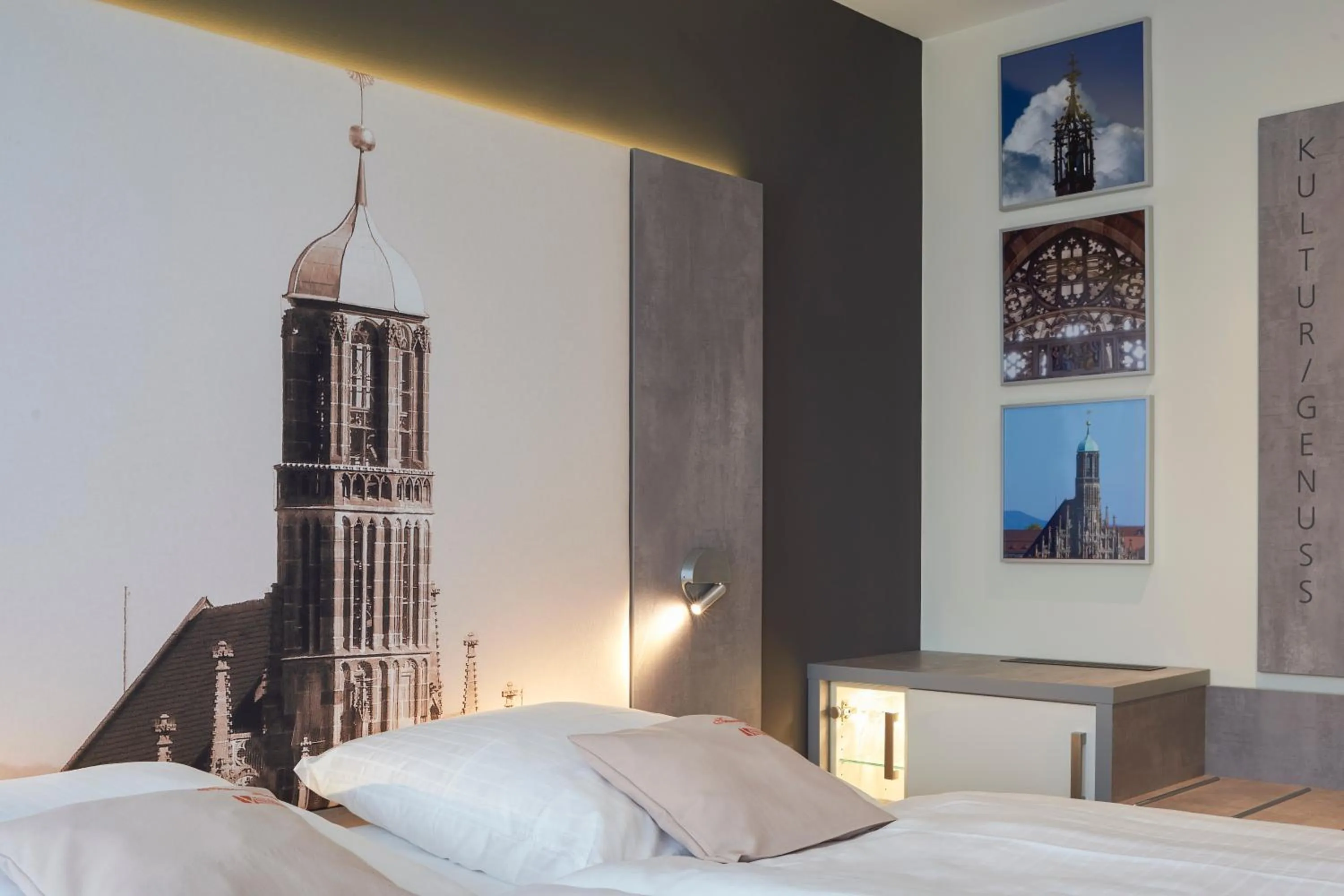 Photo of the whole room, Bed in Hotel VICTORIA Nürnberg