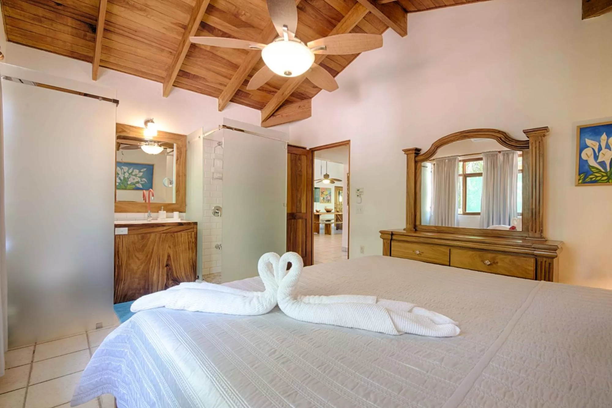 Bed in Casa Sueca Hotel - At the Beach