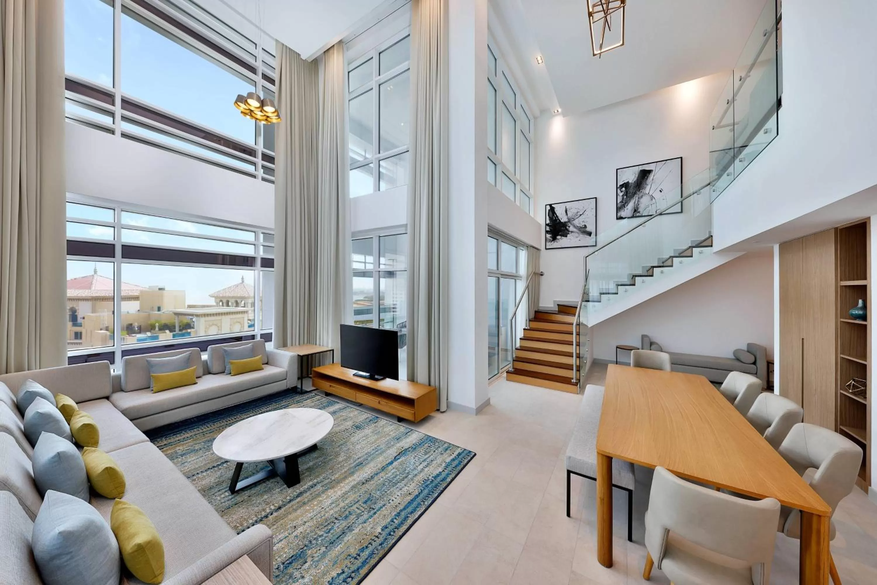 Bedroom, Restaurant/Places to Eat in Residence Inn by Marriott Al Jaddaf