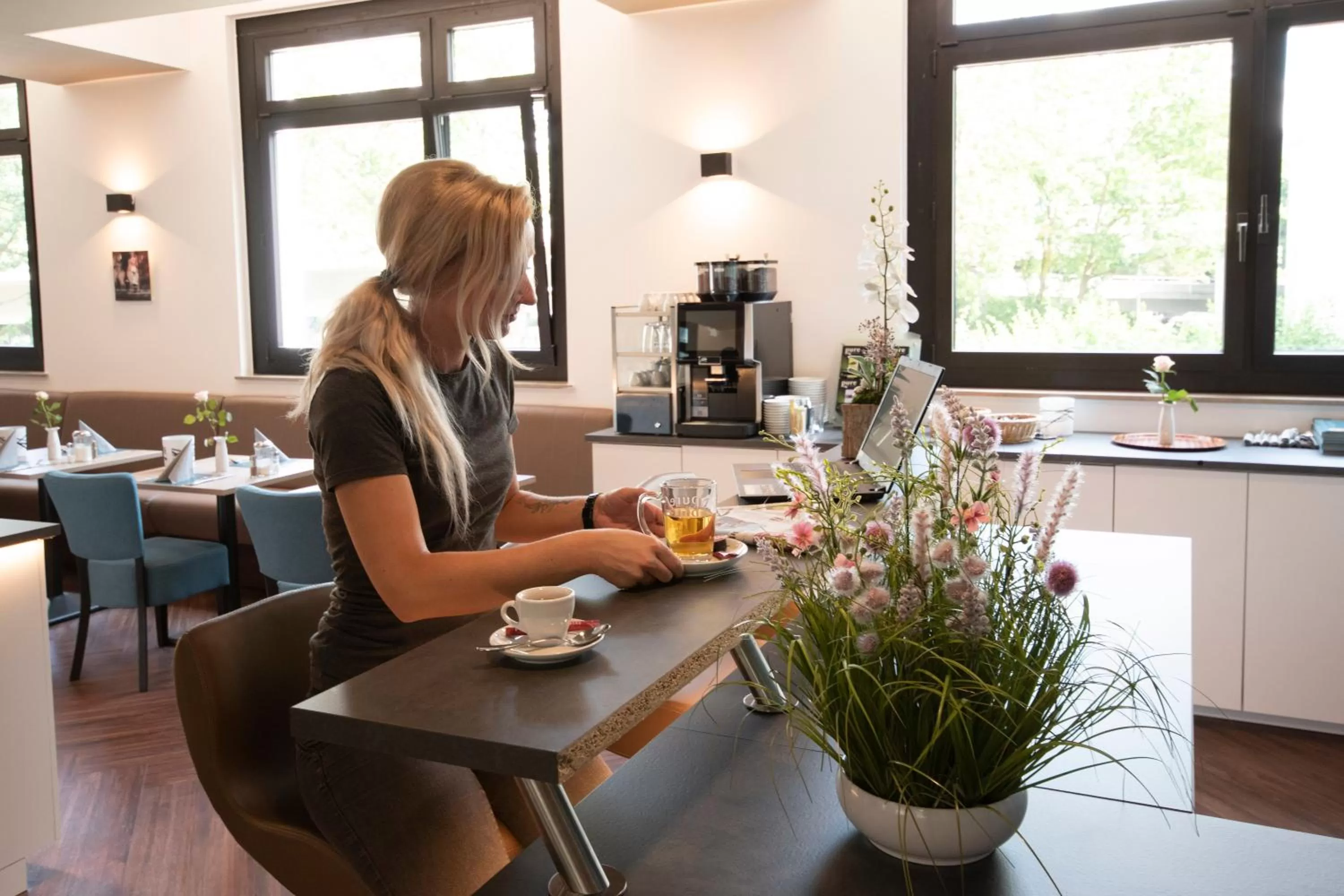 People in New Work Hotel Essen