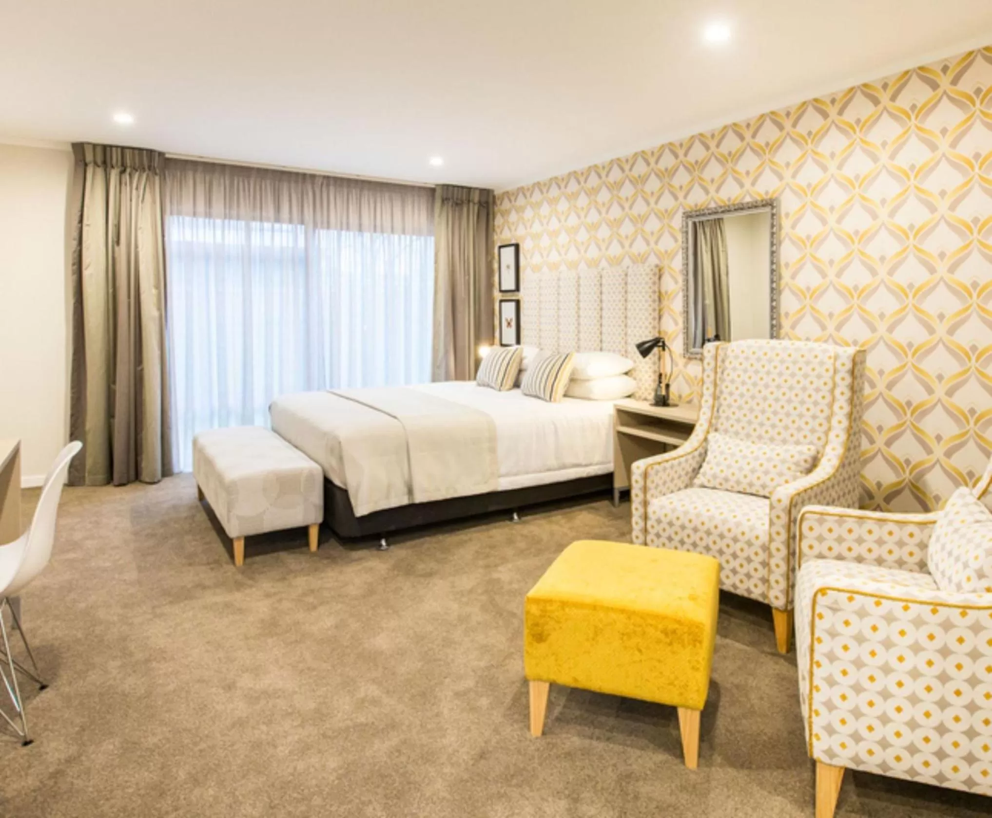 Photo of the whole room, Bed in ASURE Destiny on Fitzherbert Motel