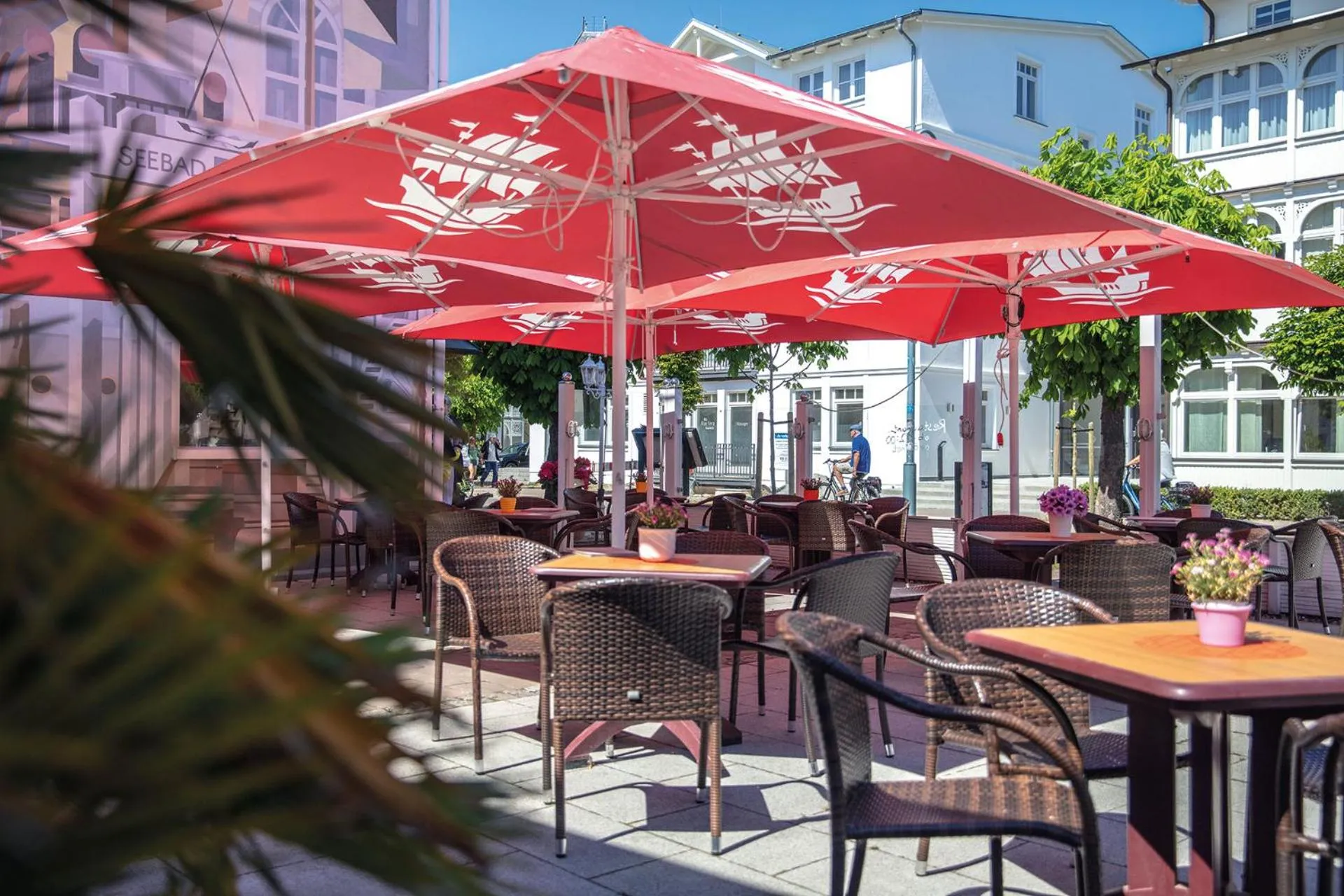 Restaurant/places to eat in Hotel Deutsche Flagge