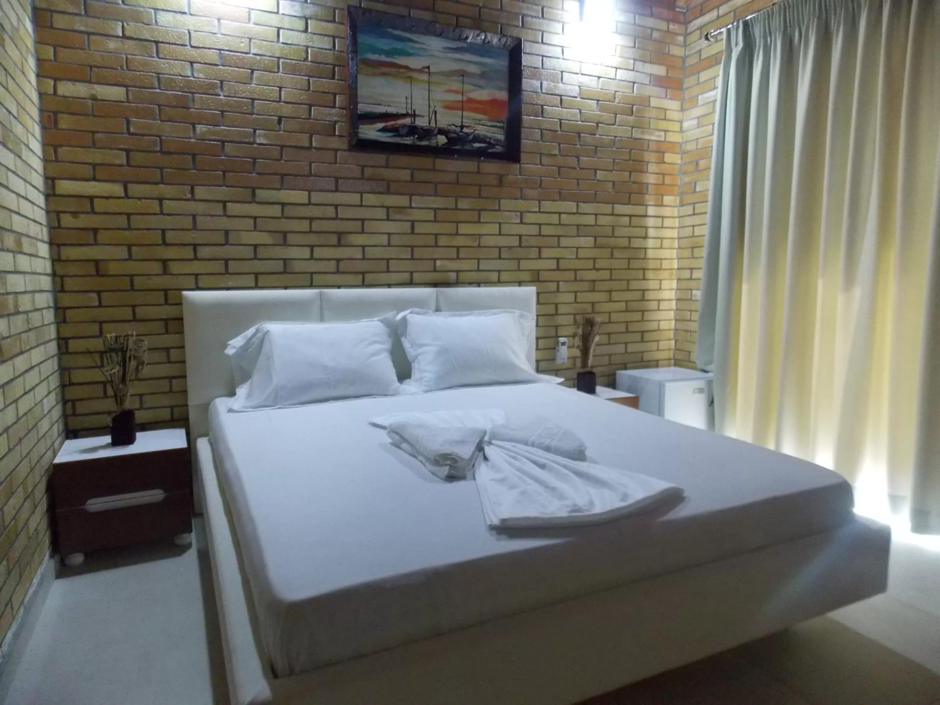 Bed in Hotel Piccolino