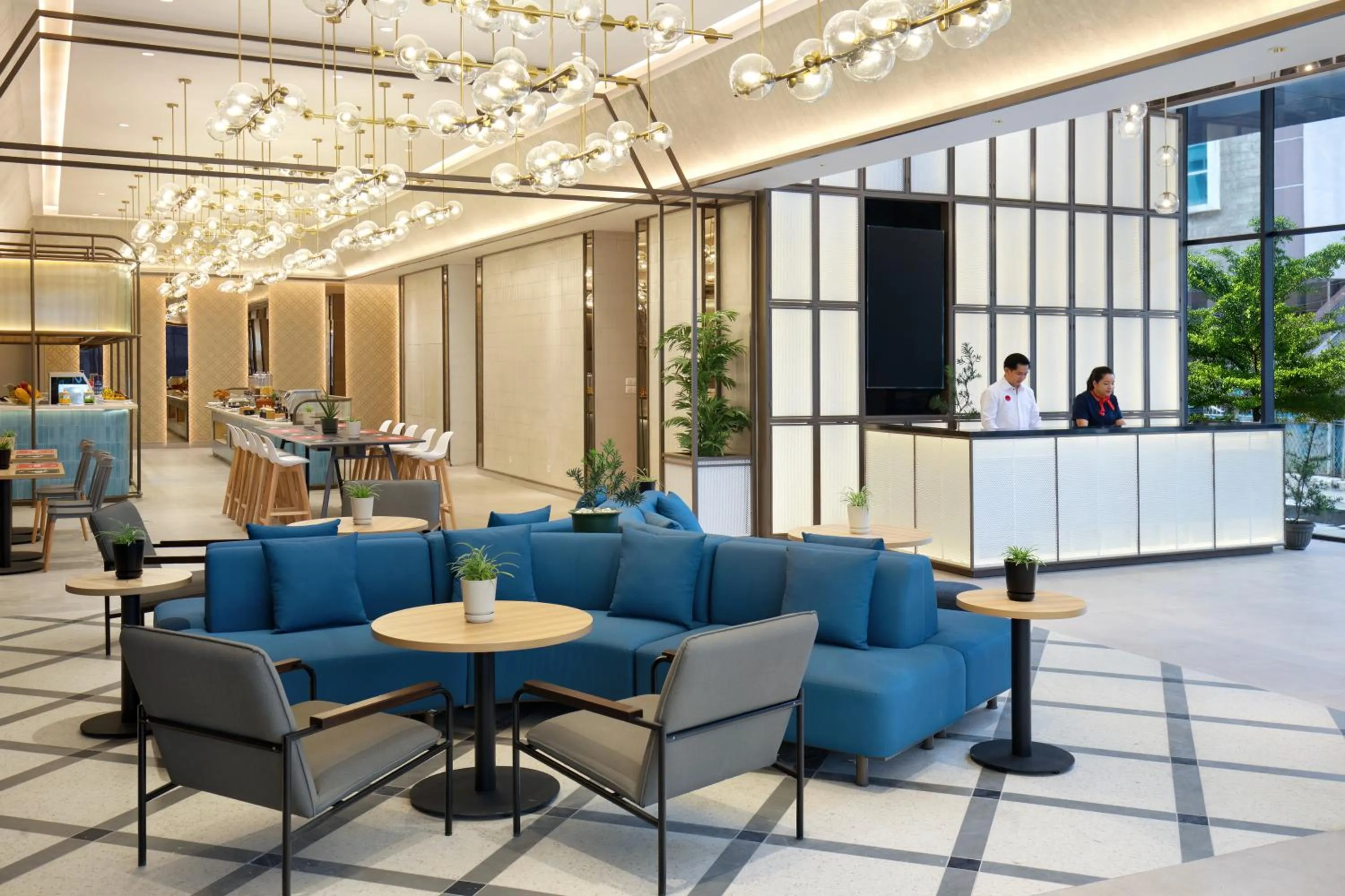 Lobby or reception in ibis Palembang Sanggar