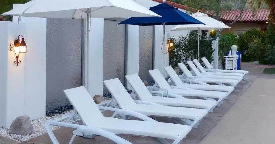 sunbed in Alcazar Palm Springs
