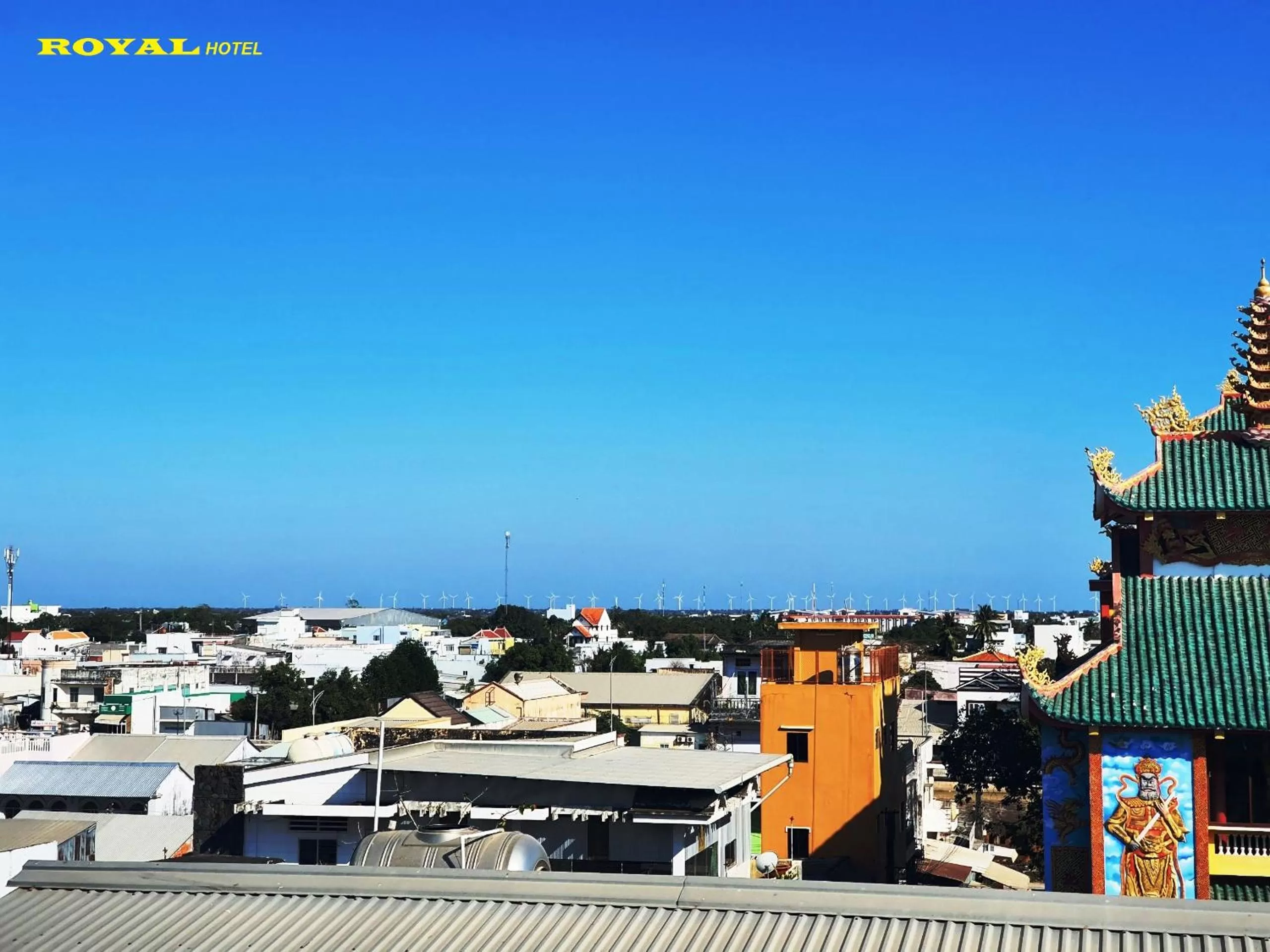 City view in Royal Hotel