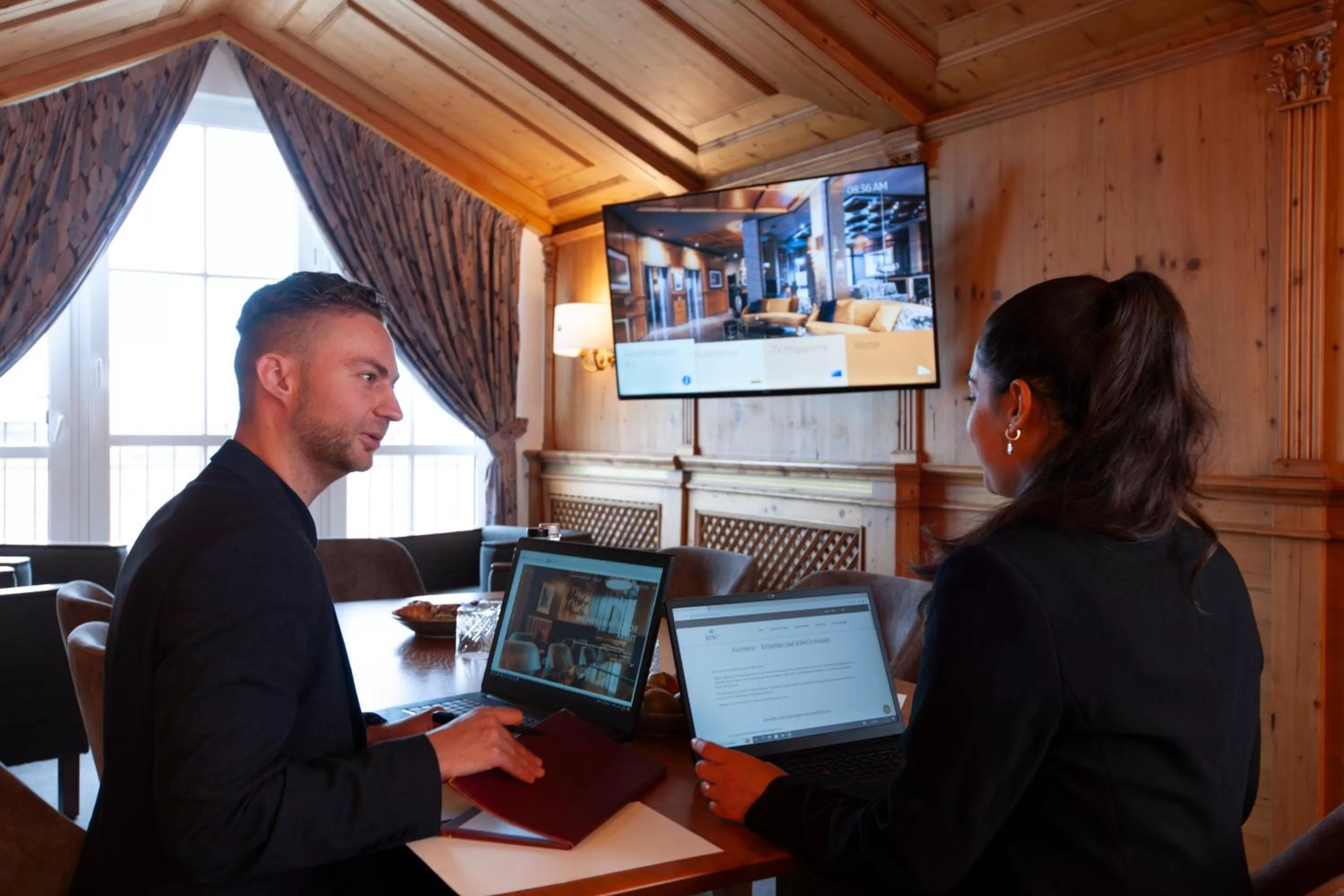 People in KING's Hotel First