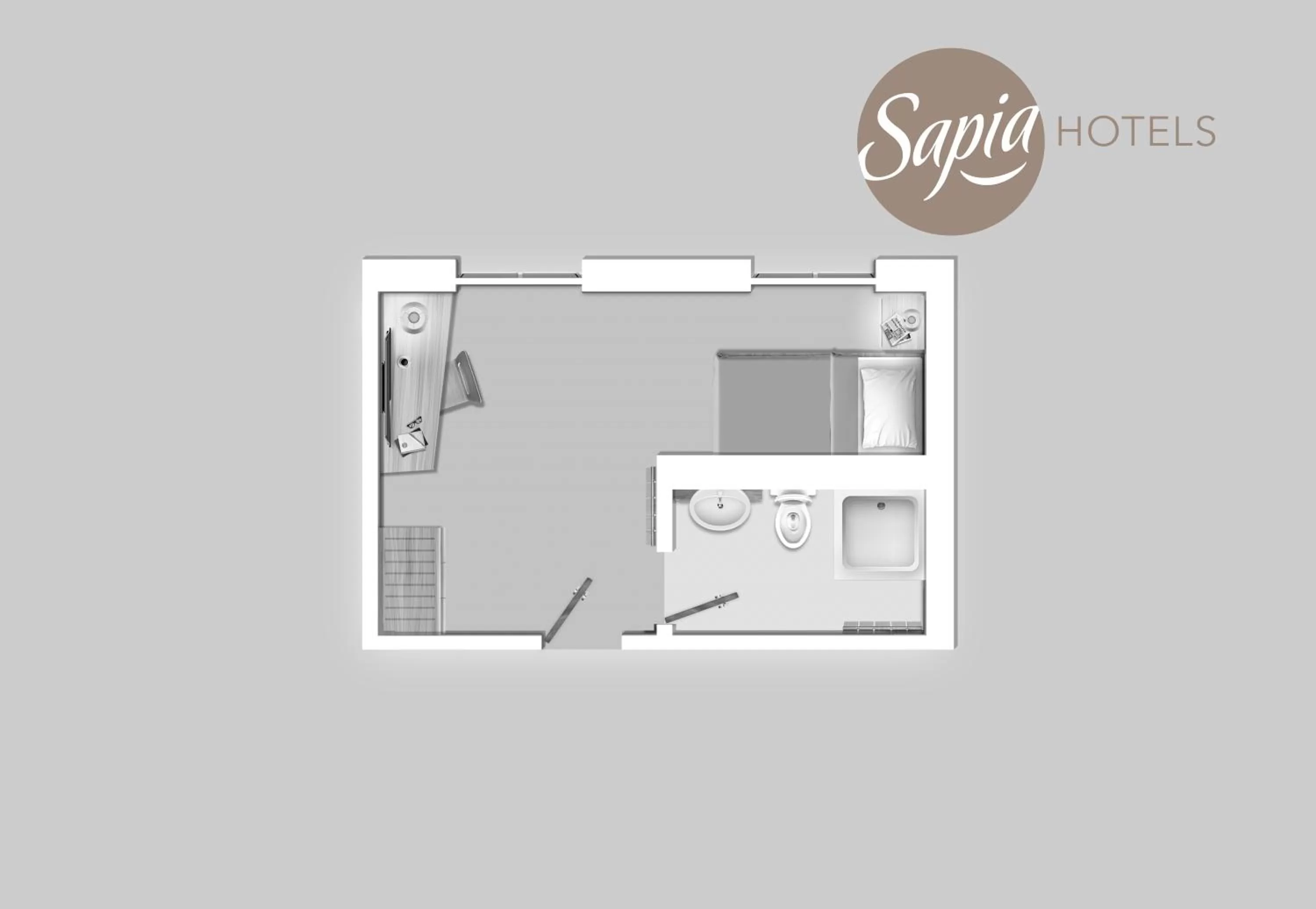 Photo of the whole room in Sapia Hotel St. Fridolin