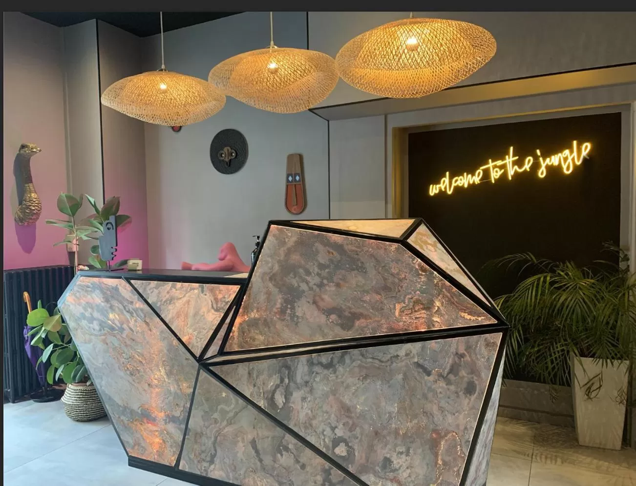 Lobby or reception in Urban Jungle Hôtel Orleans