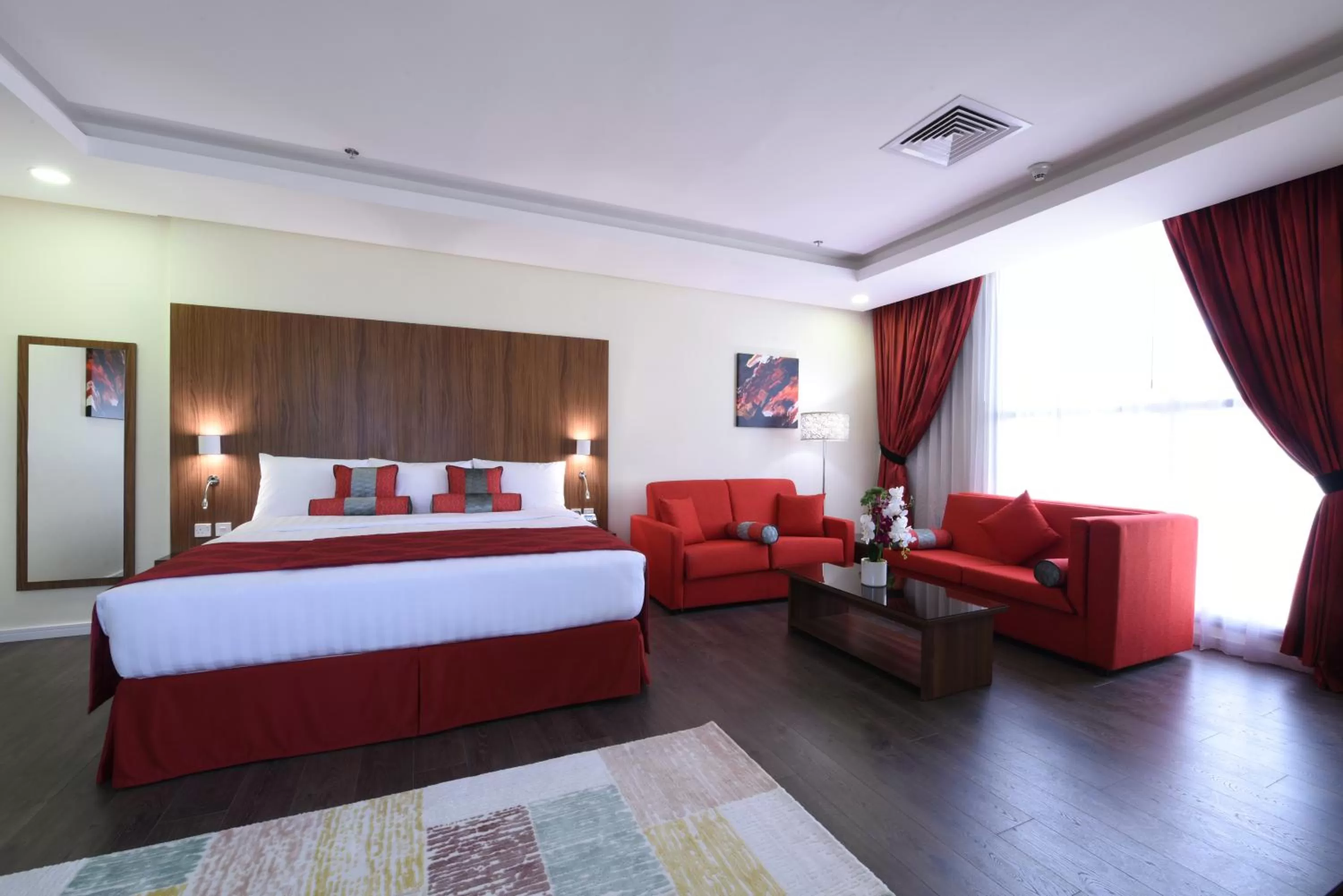Photo of the whole room, Bed in Ramada Encore by Wyndham Kuwait Downtown
