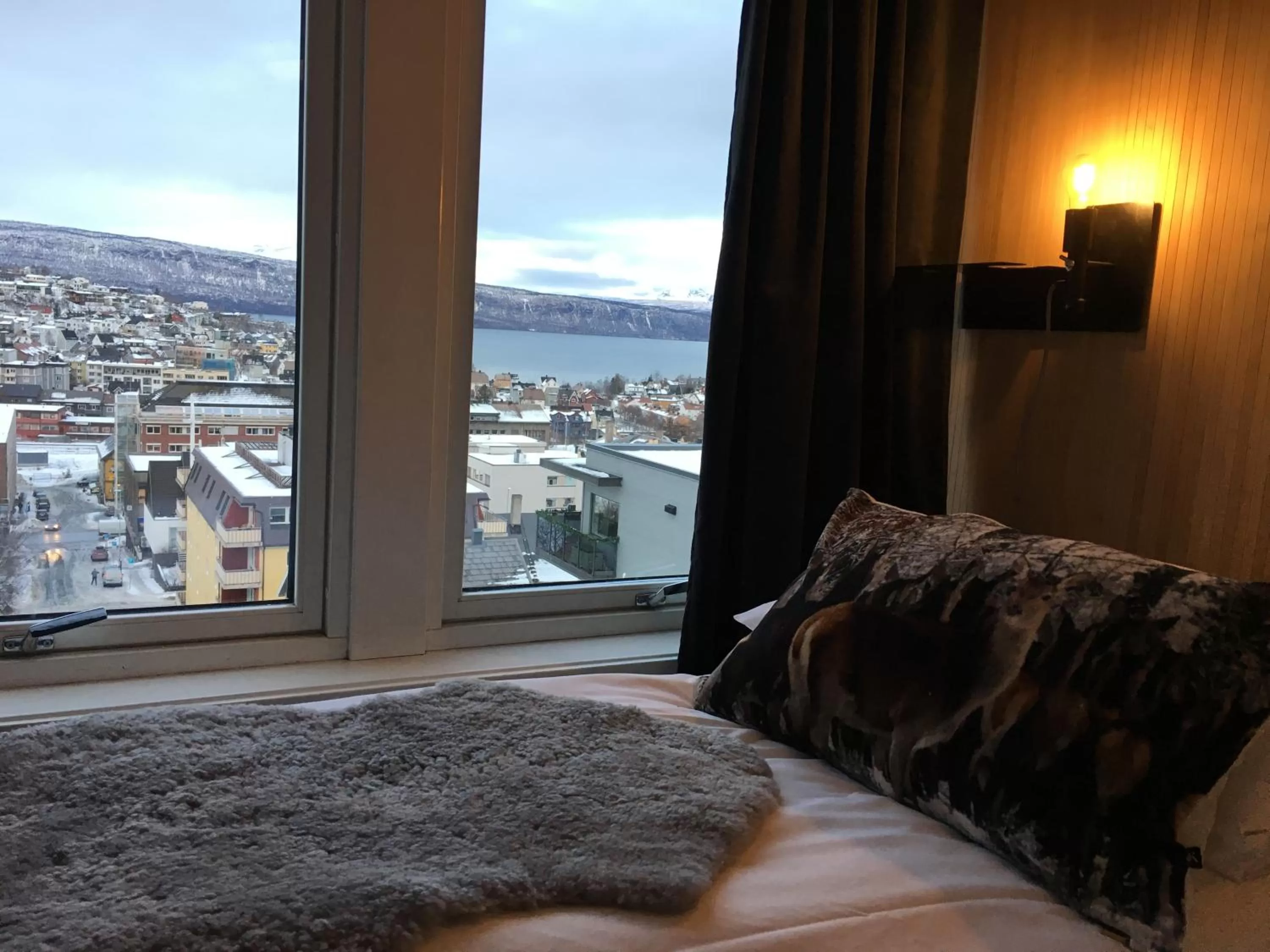 City view, Bed in Breidablikk Guesthouse