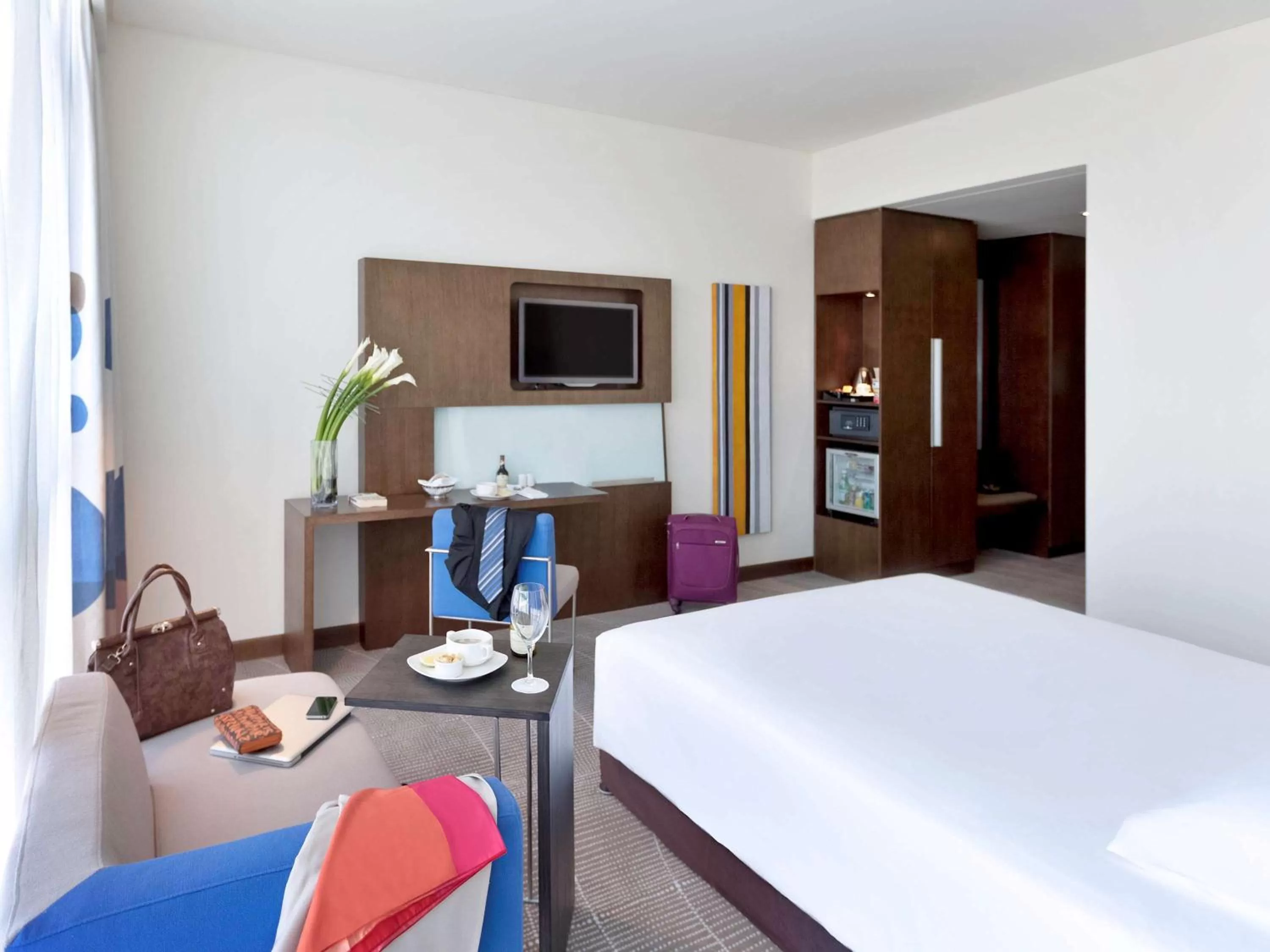 Photo of the whole room, Bed in Novotel Abu Dhabi Gate