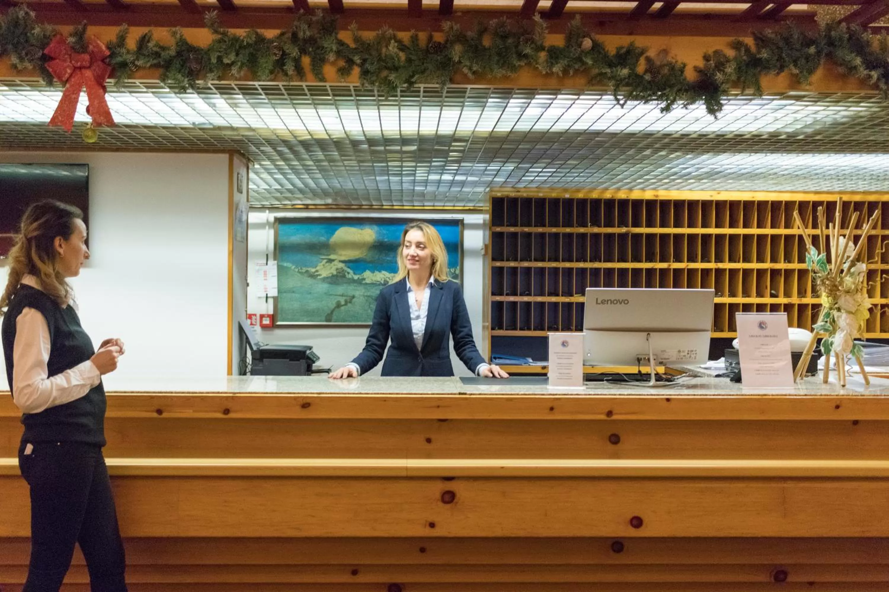 Lobby or reception in Hotel Club Regina E Fassa