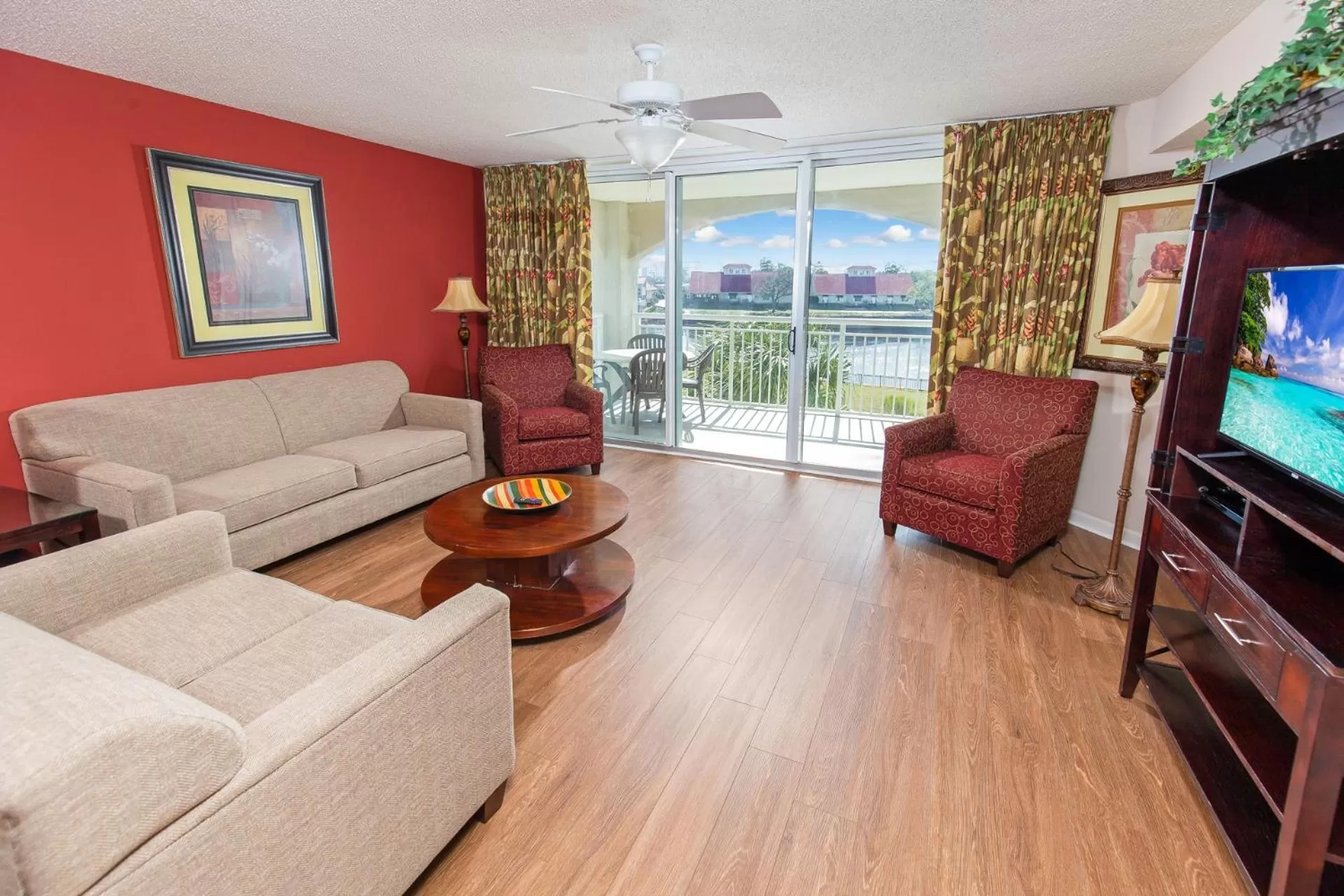 Living room in Barefoot Resort Golf & Yacht Club Villas