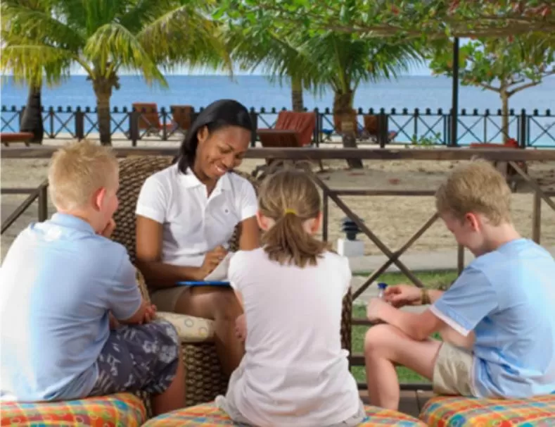 group of guests in Coyaba Beach Resort
