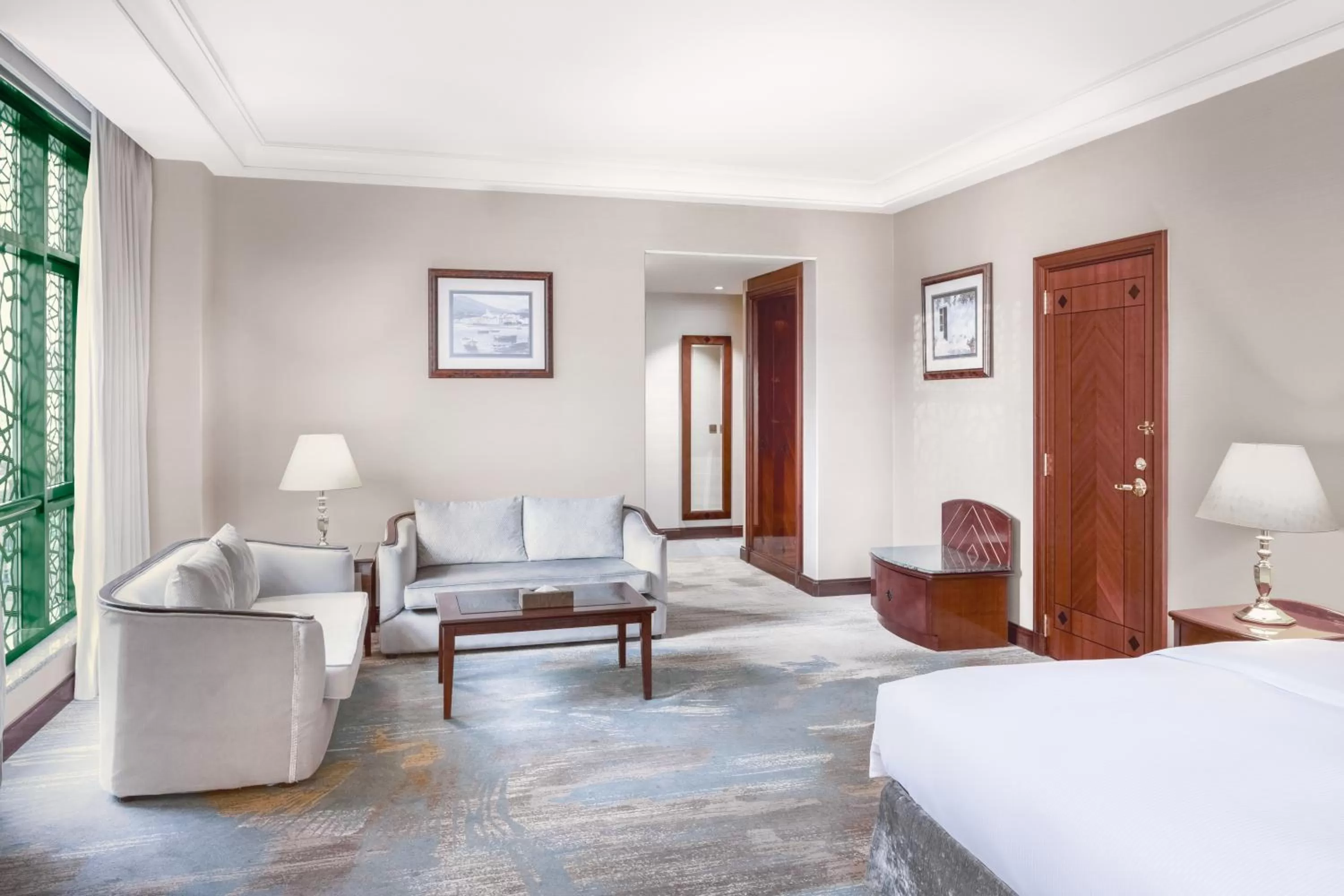 Photo of the whole room, Bed in Madinah Hilton Hotel