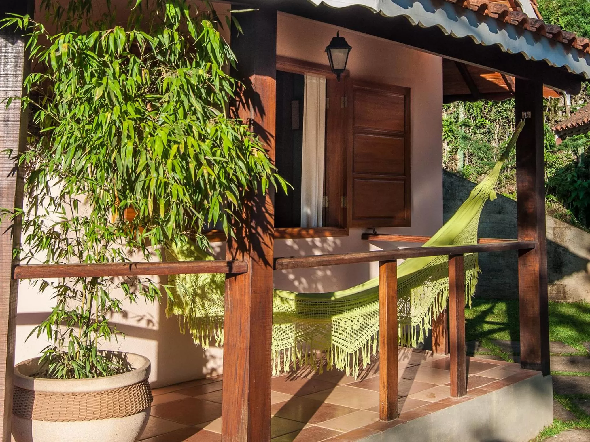 Balcony/Terrace in Pousada Ricanto Amore Mio