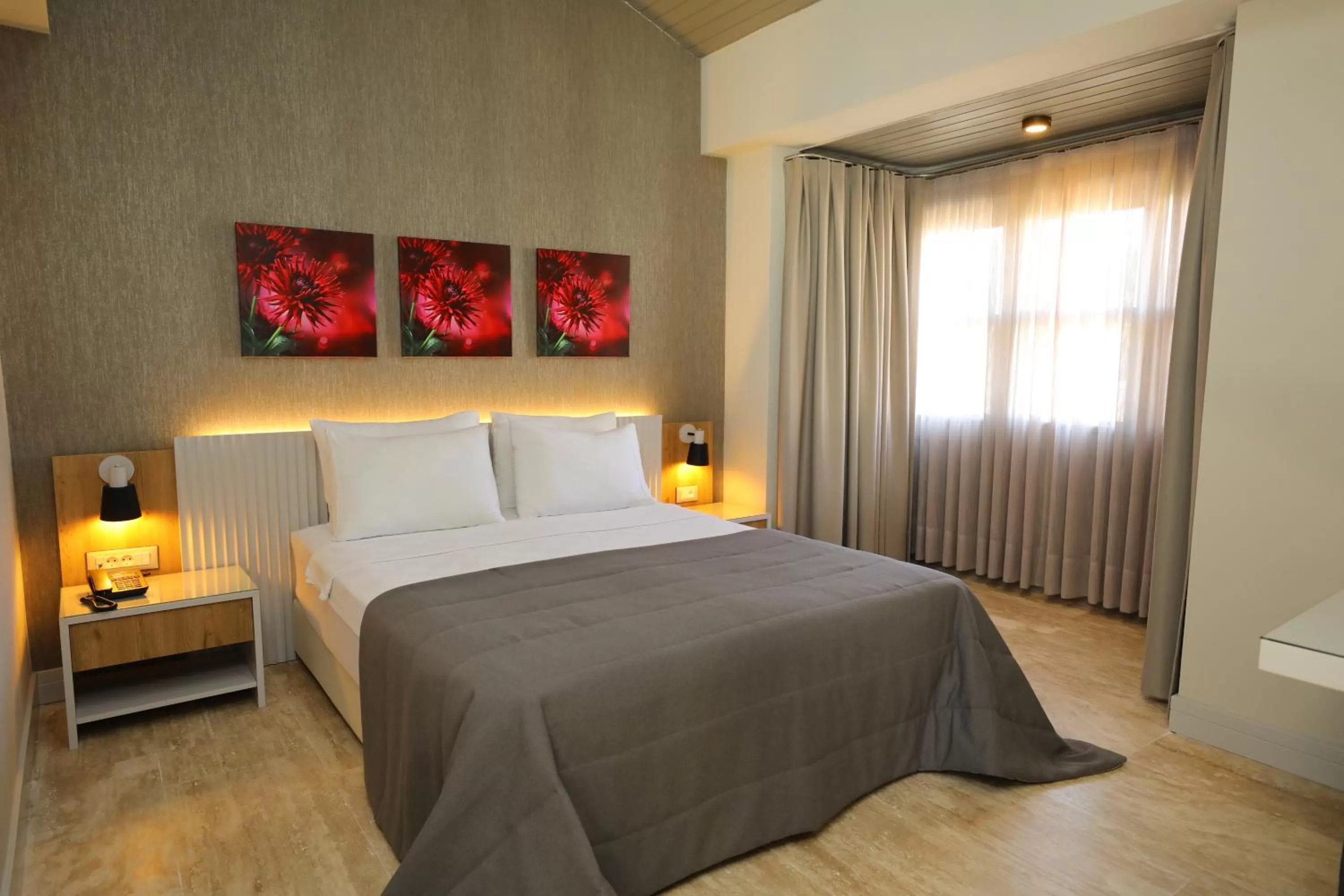 Bed in Ariel Hotel Alaçatı