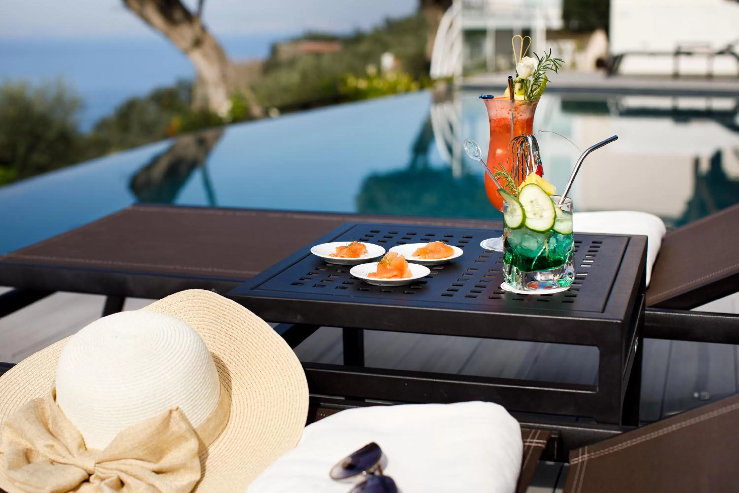 Food and drinks in Villa Fiorella Art Hotel