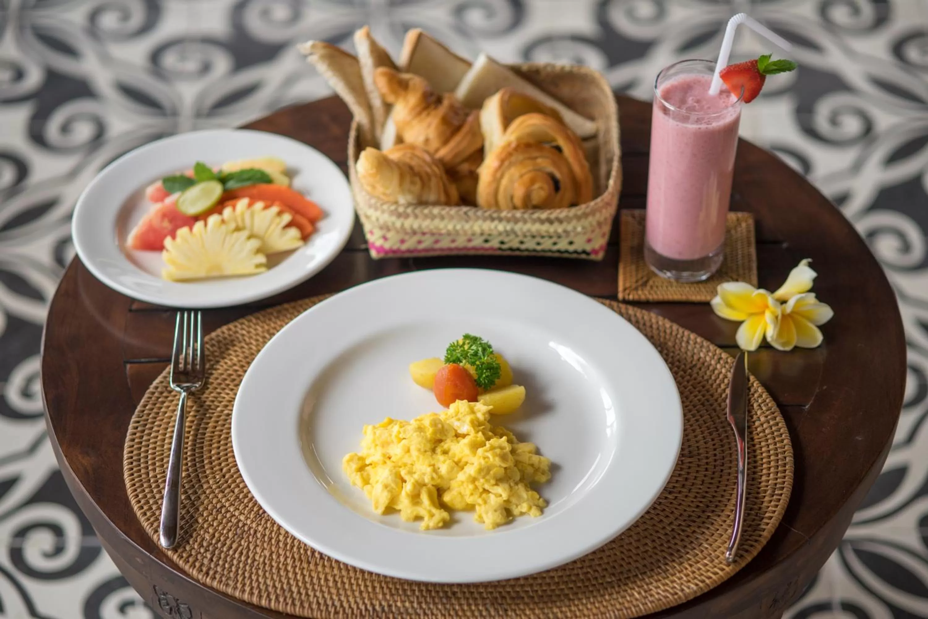 American breakfast in Bumi Muwa Ubud Katiklantang