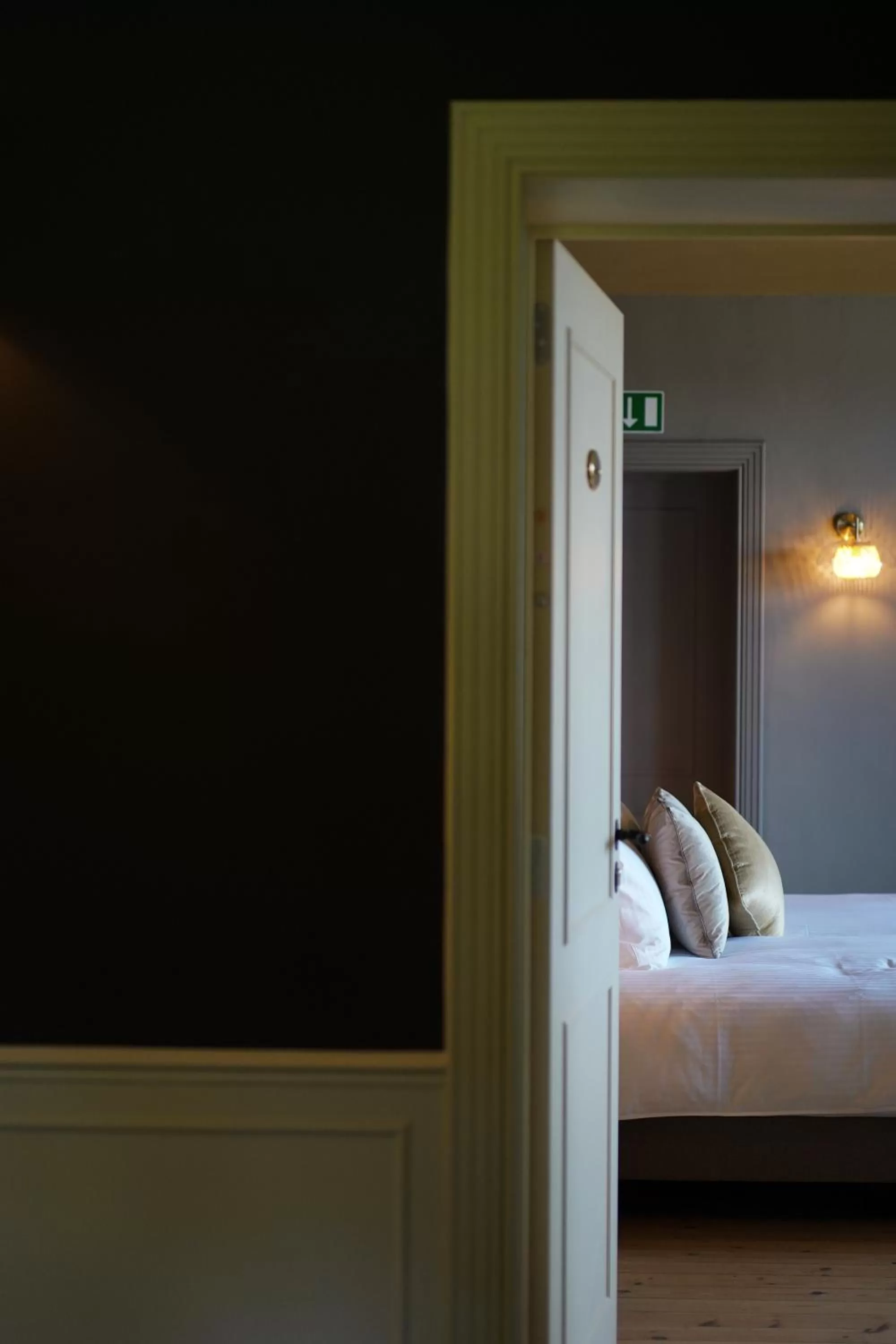 Bed, TV/Entertainment Center in Les Terrasses des Falizes B&B