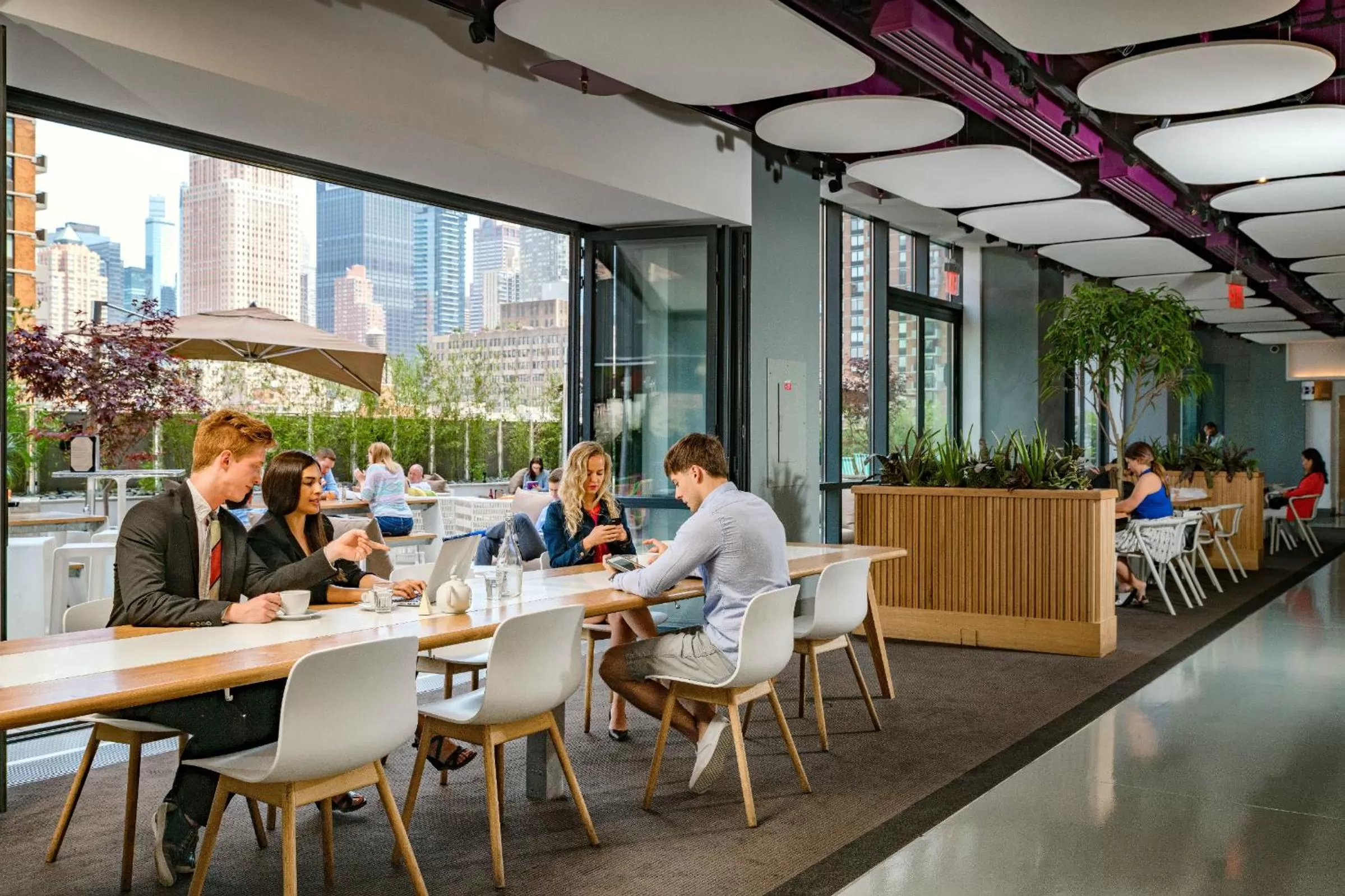 Lounge or bar in YOTEL New York Times Square