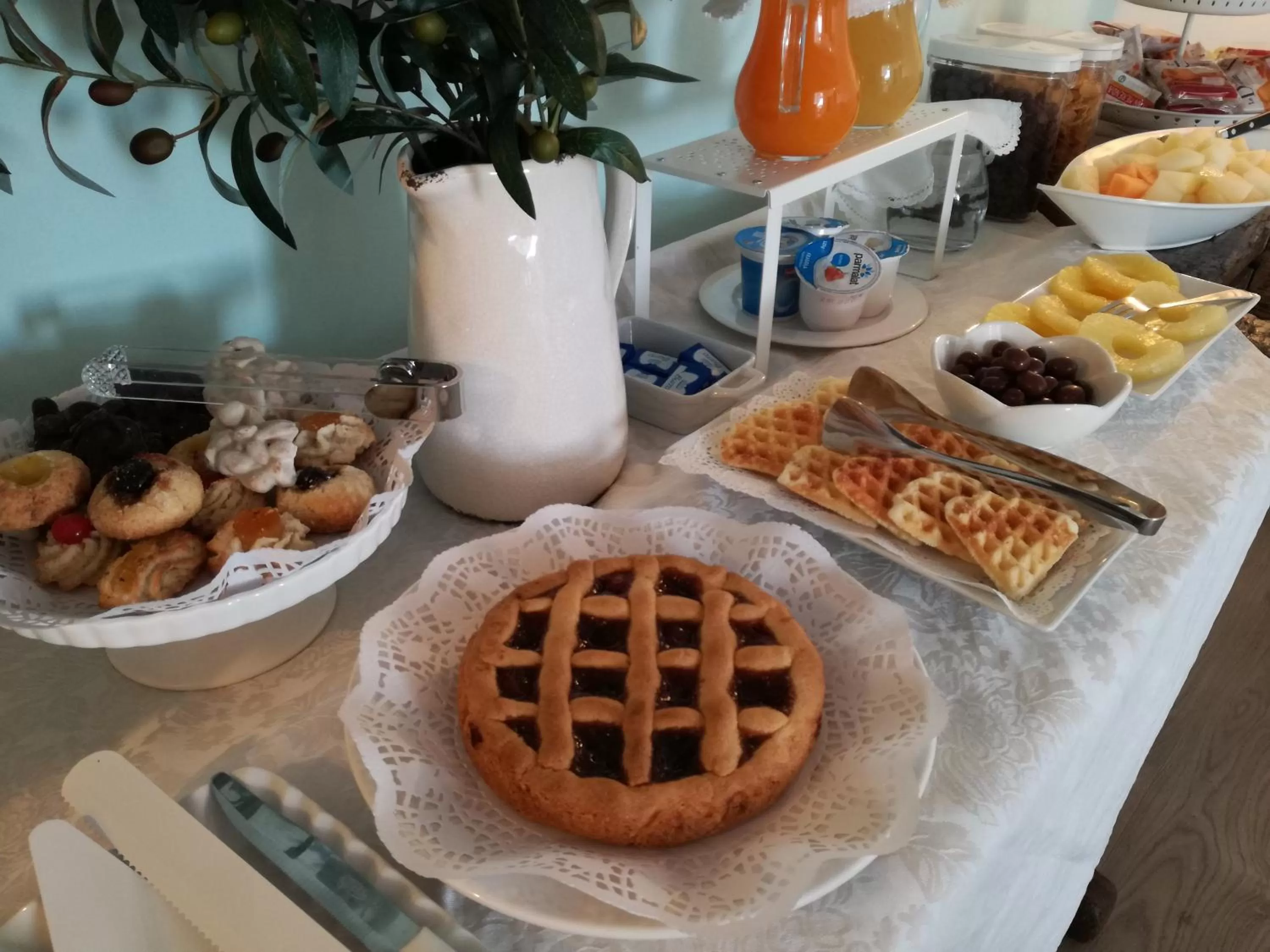 Area and facilities, Breakfast in Casa del Corso