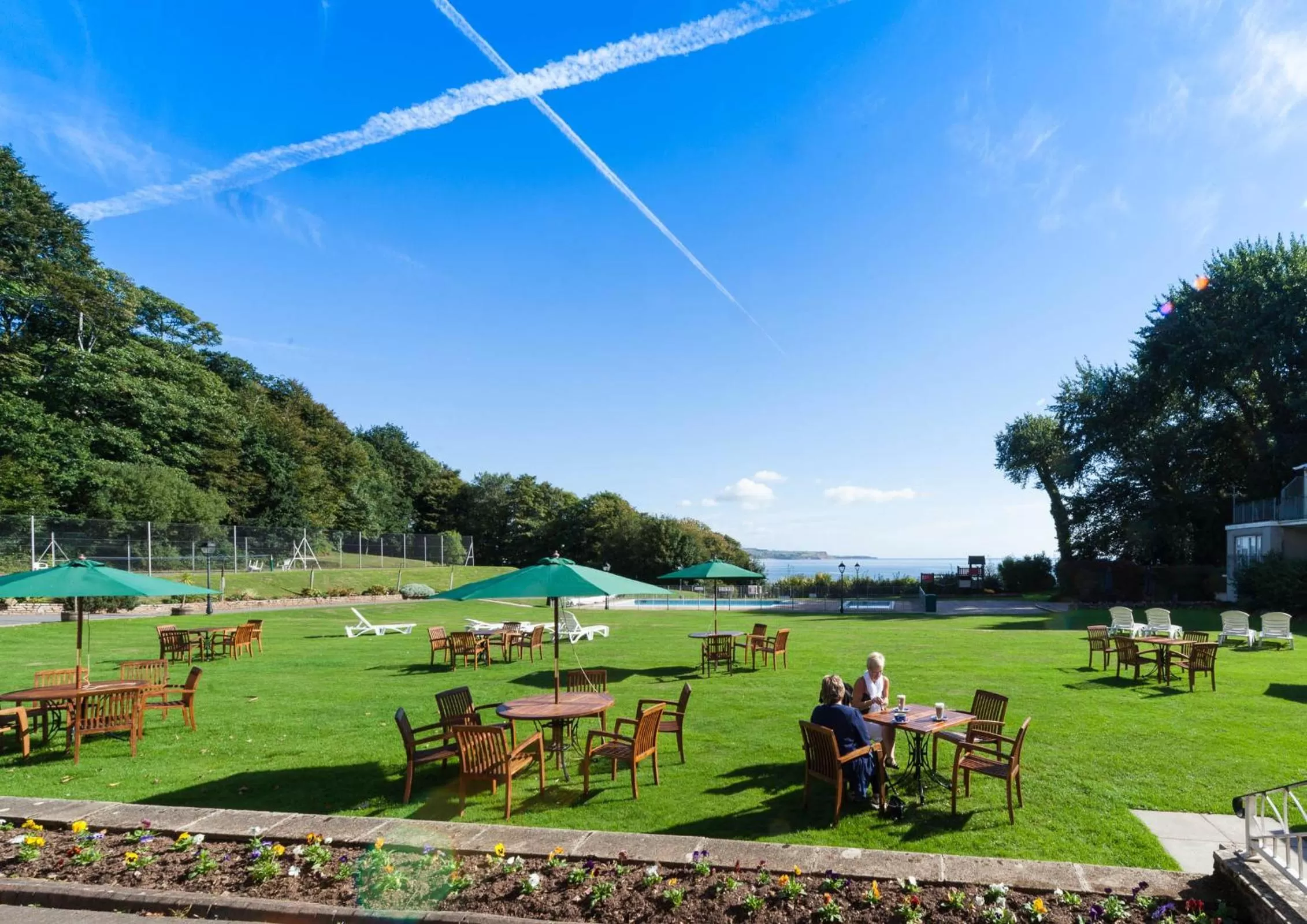Garden in Langstone Cliff Hotel