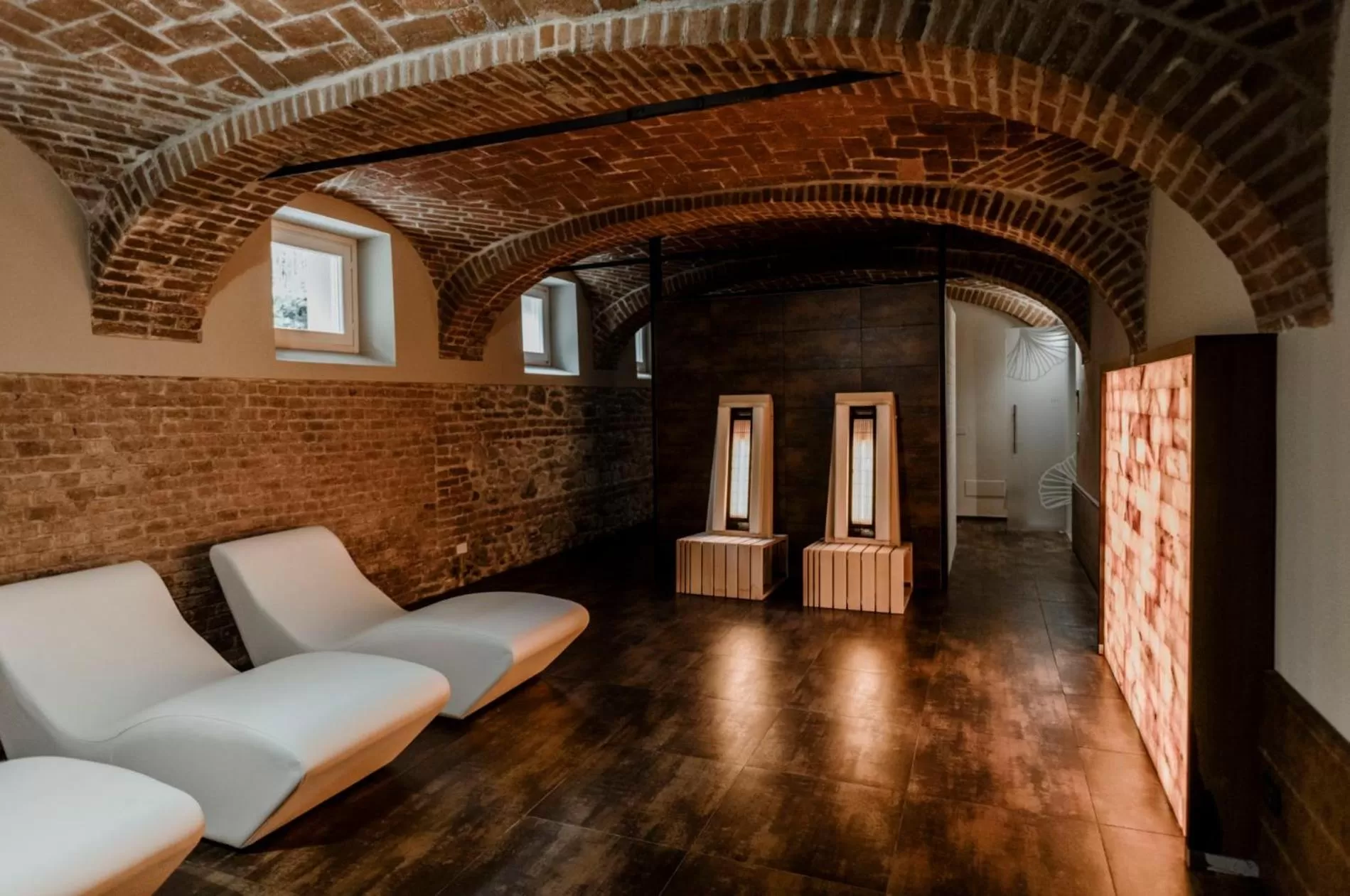 Sauna, Seating Area in Parco Reala // Rural - Luxury - Rooms