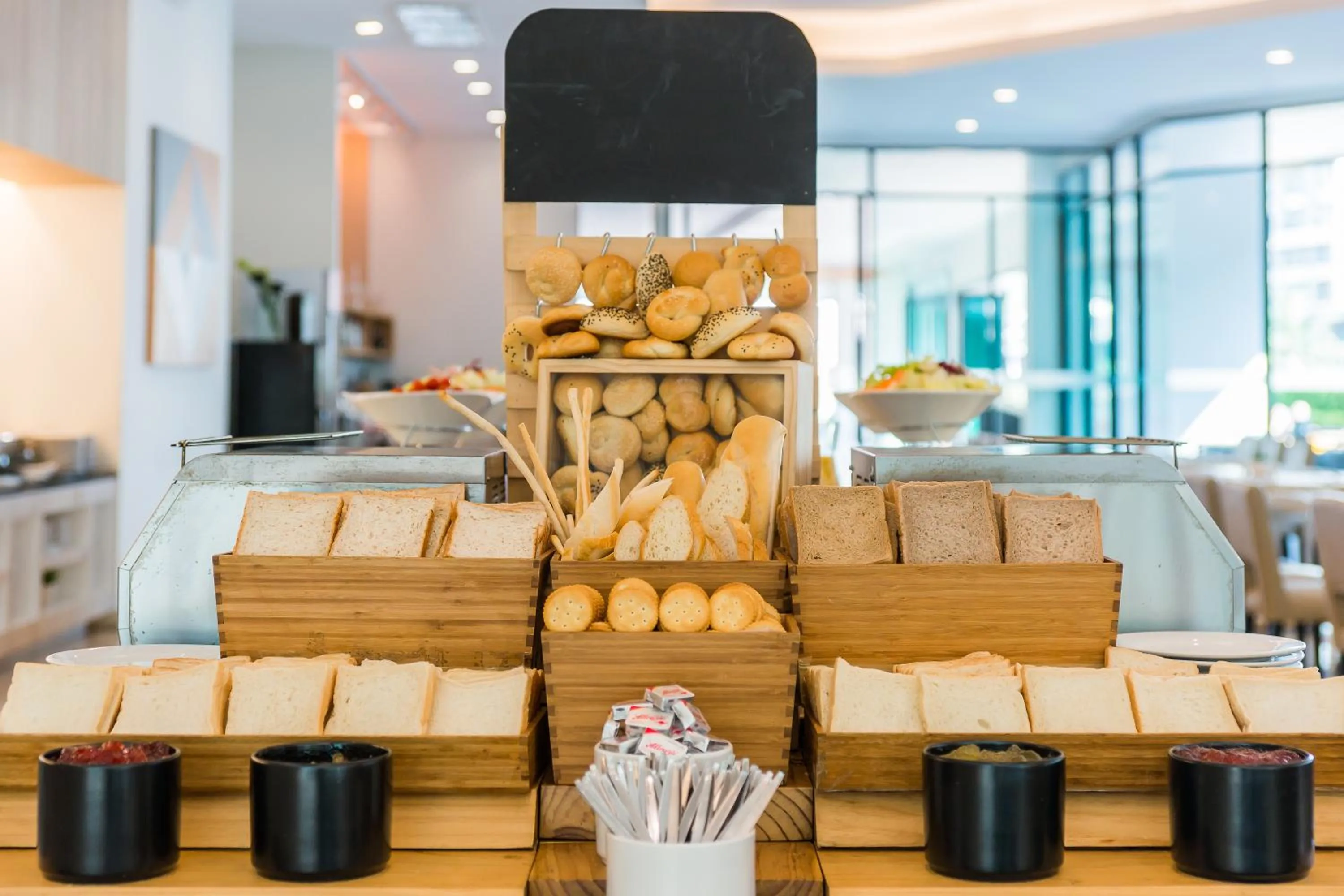 Buffet breakfast in J Inspired Hotel Pattaya