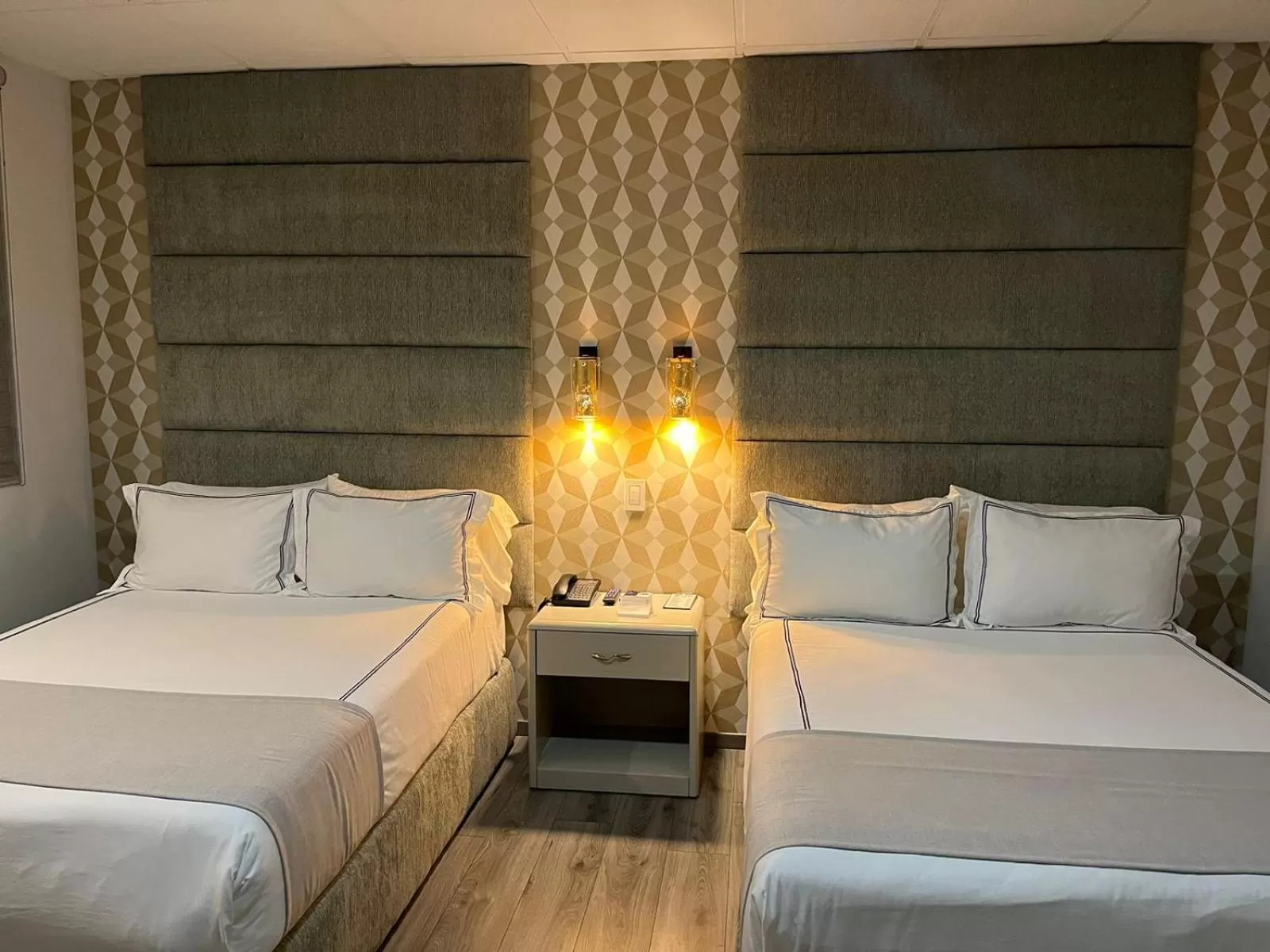 Bed in Hotel Posada San Antonio