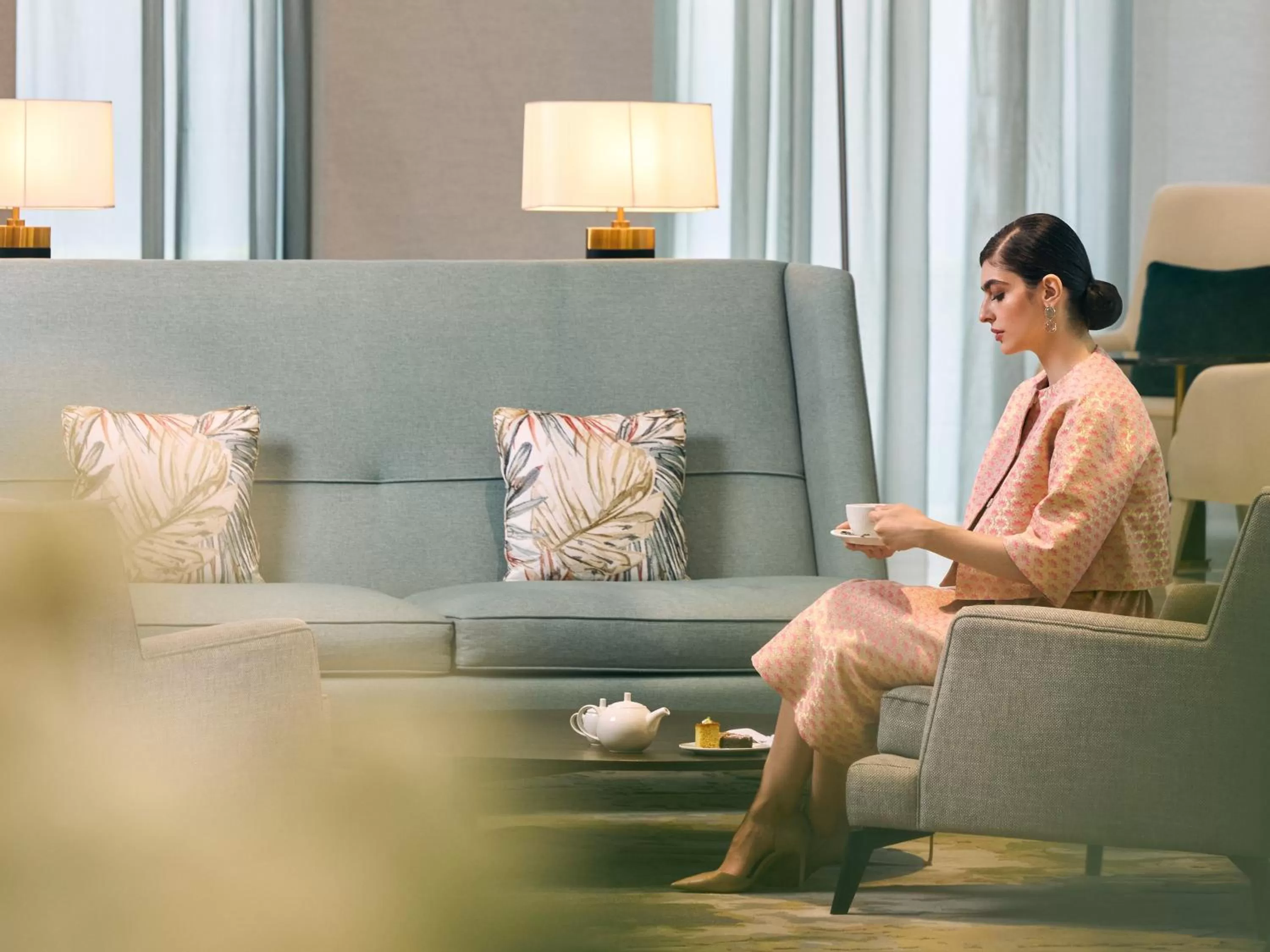 Lounge or bar in Fairmont Ramla Riyadh