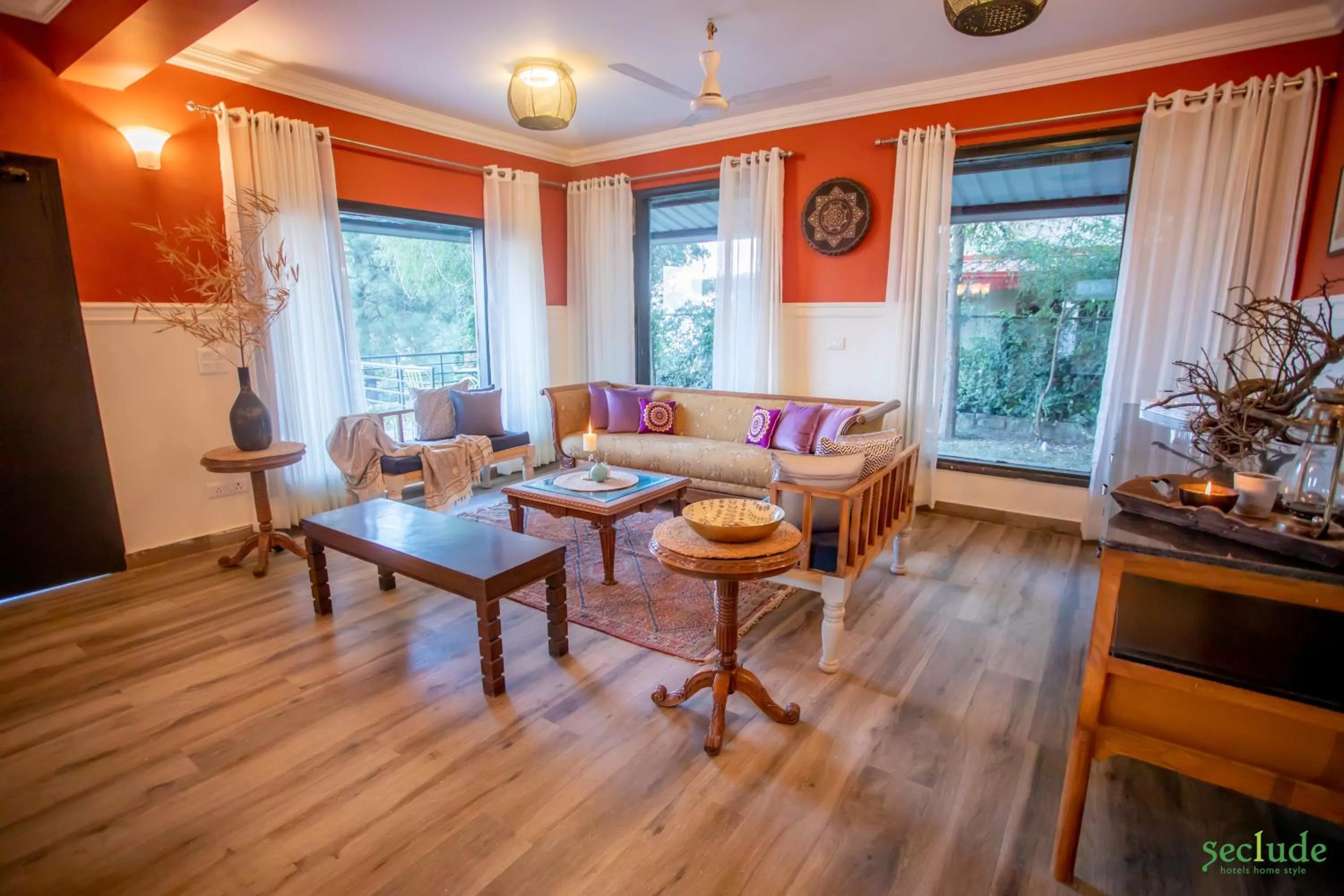 Living room in Seclude Kasauli, Himachal Pradesh