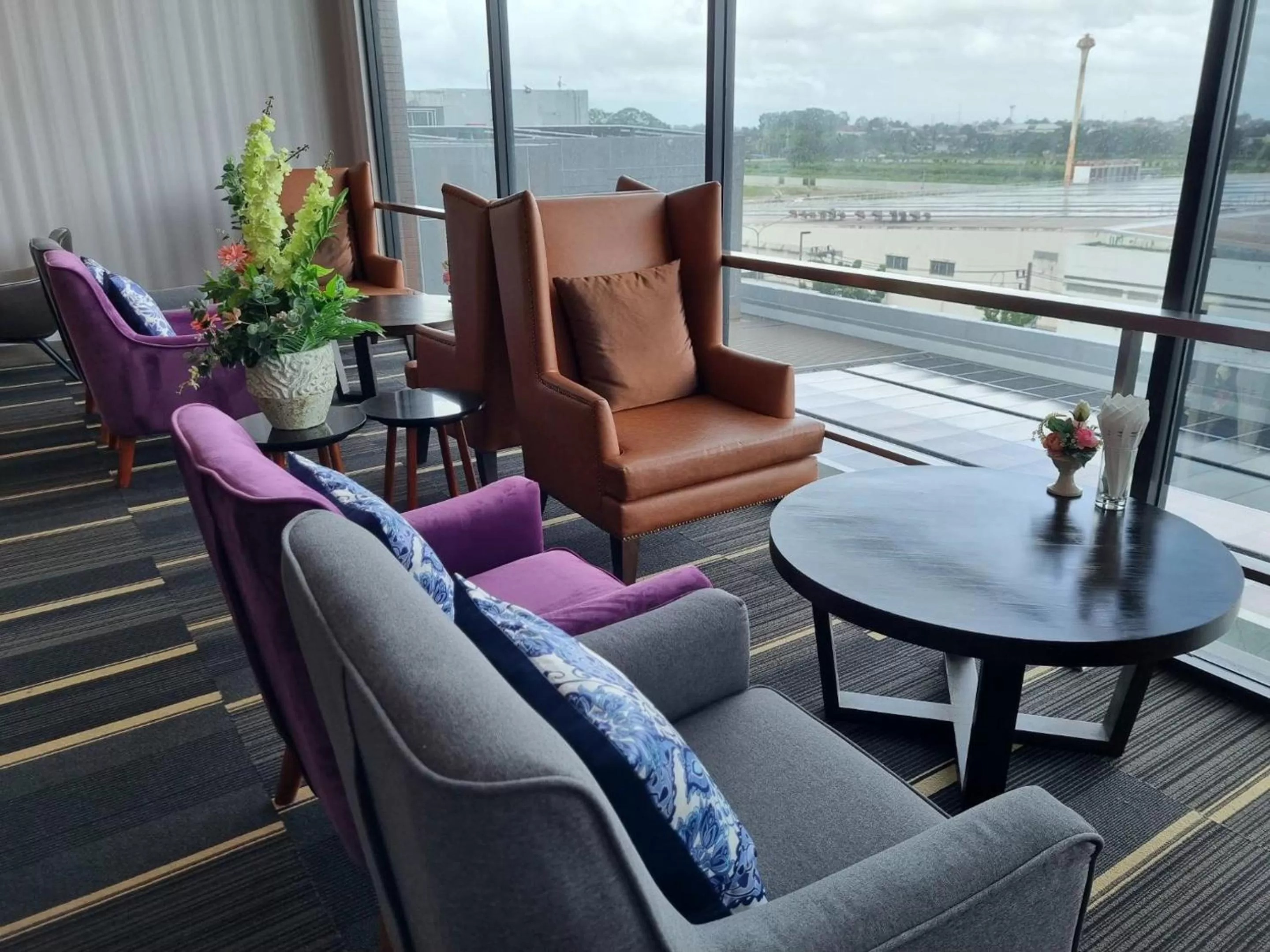 Communal lounge/ TV room in Grand Fortune Hotel Nakhon Si Thammarat