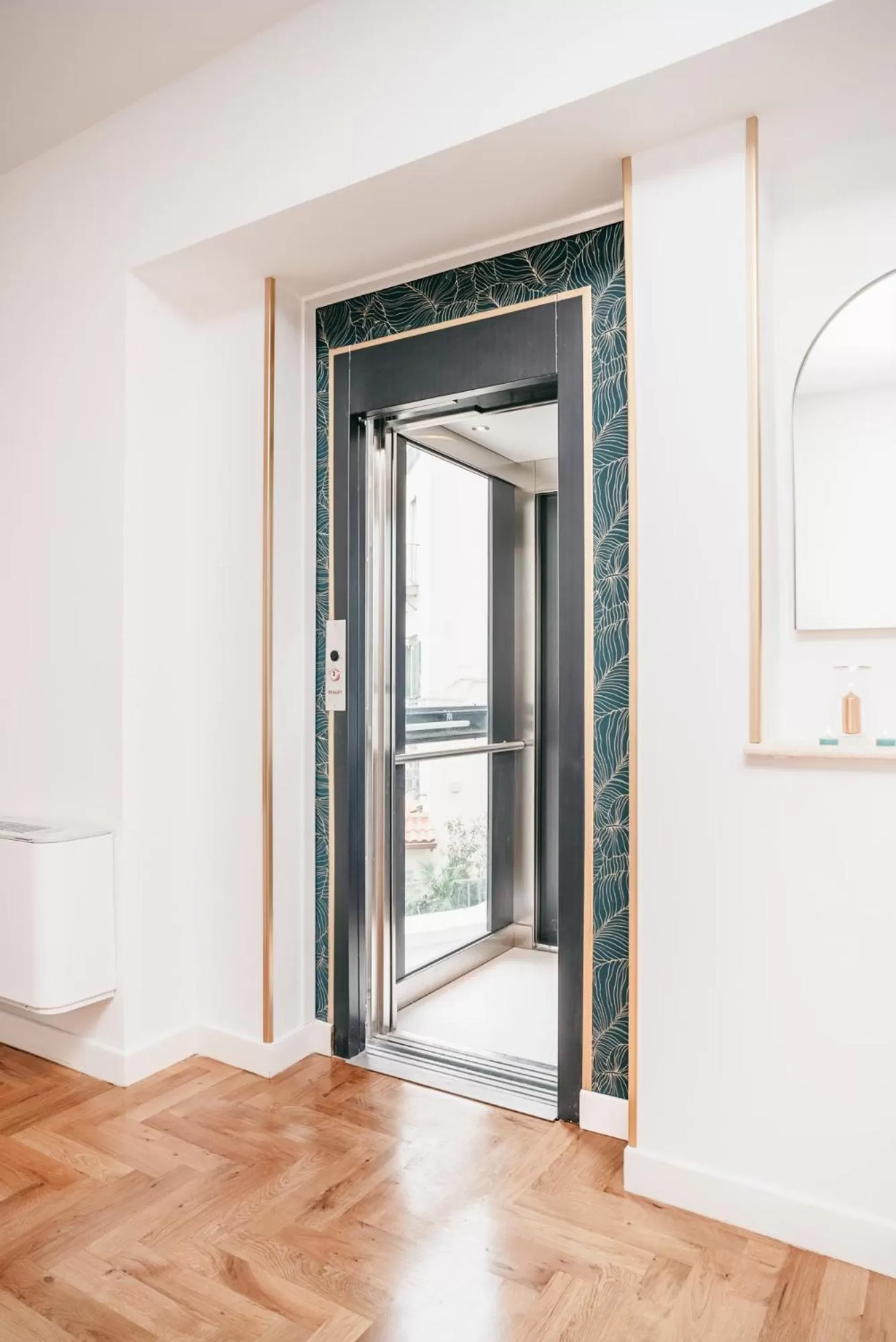 elevator in Vista Napoli Residence by Casa Napoletana