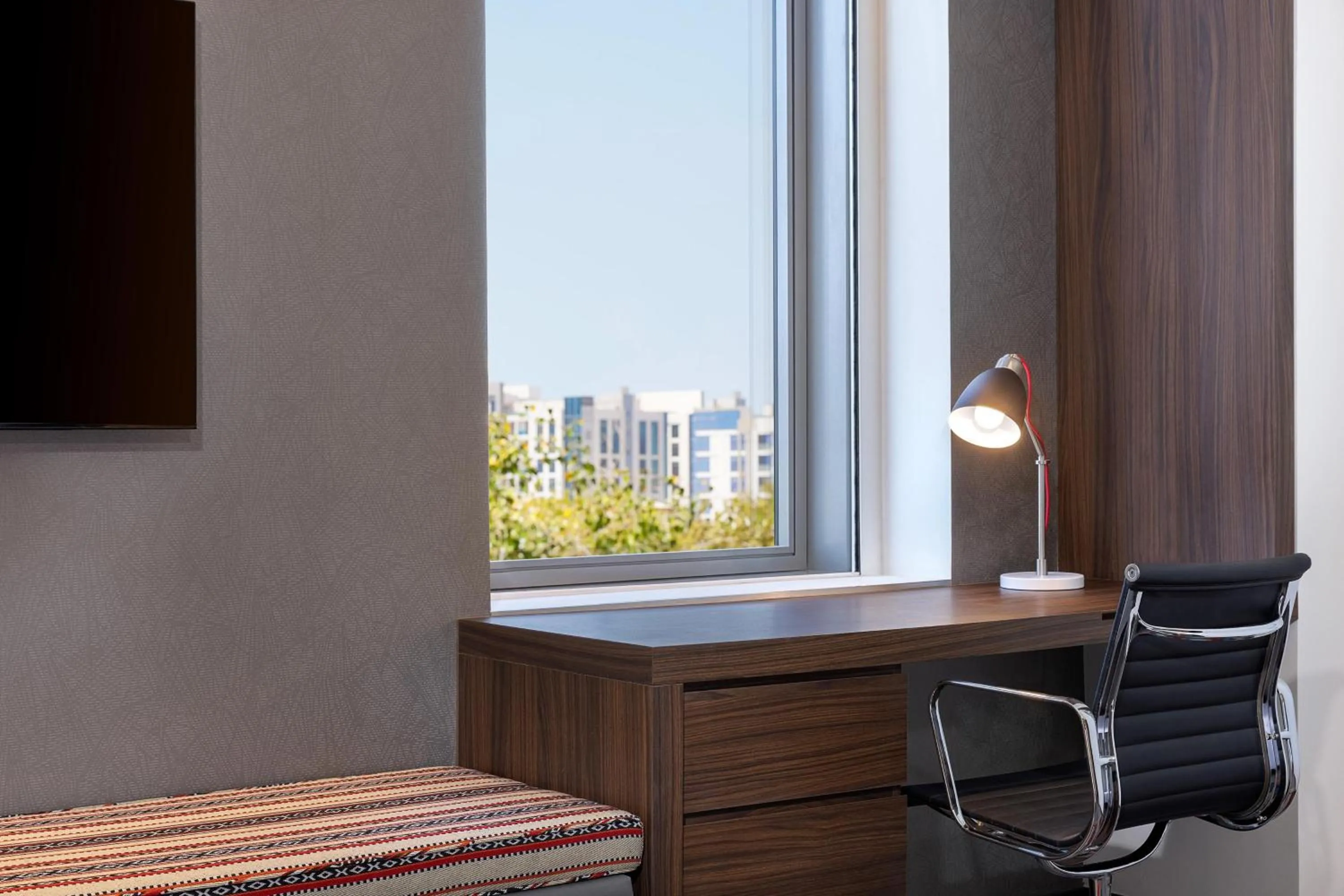 2 Bedroom Suite 1 King Bed & 2 Single Beds - Complimentary Transfer to Dubai Mall / Burj Khalifa & DXB Airport Shuttle Drop Off in Aloft Al Mina, Dubai