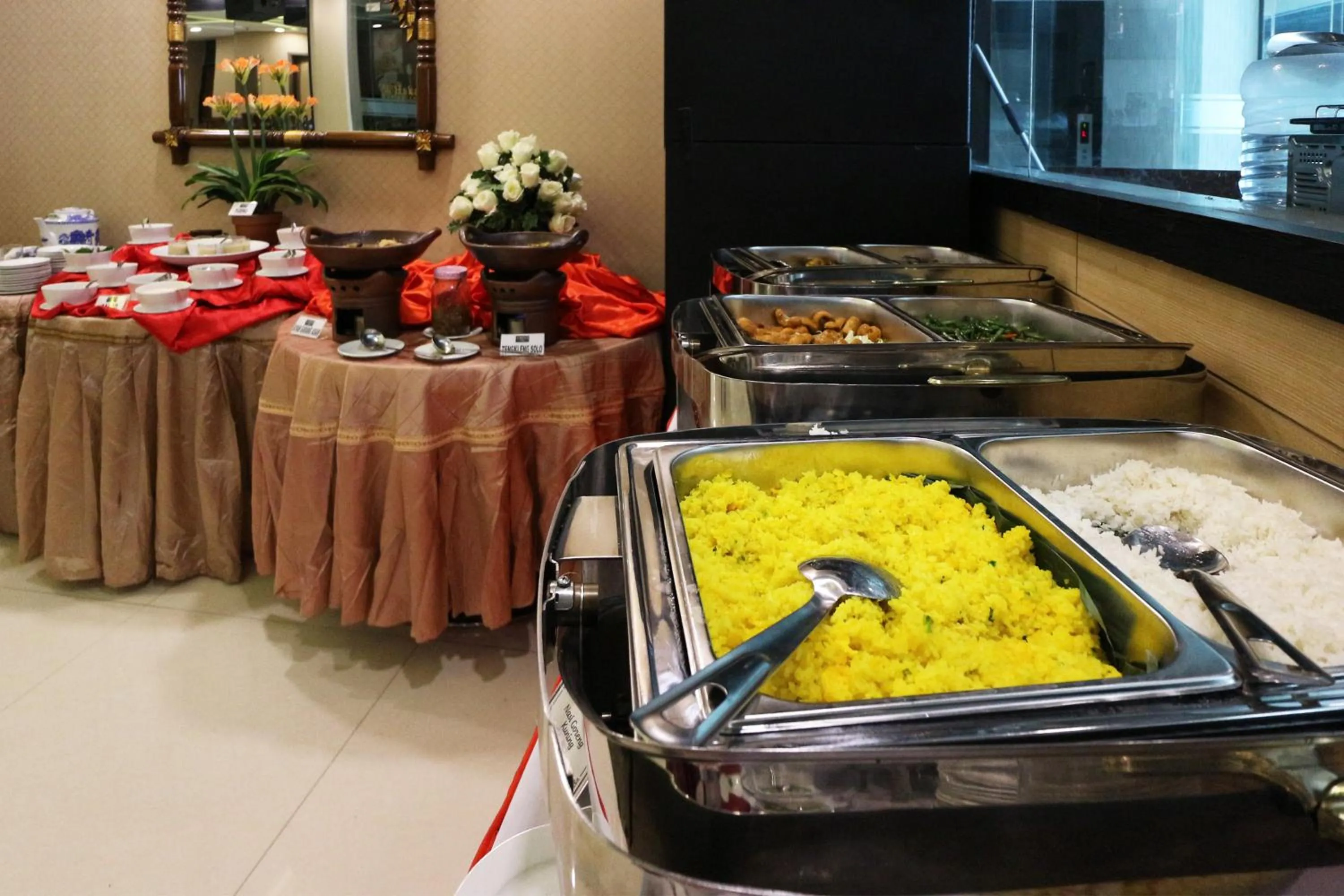 Asian breakfast in Coins Hotel Jakarta