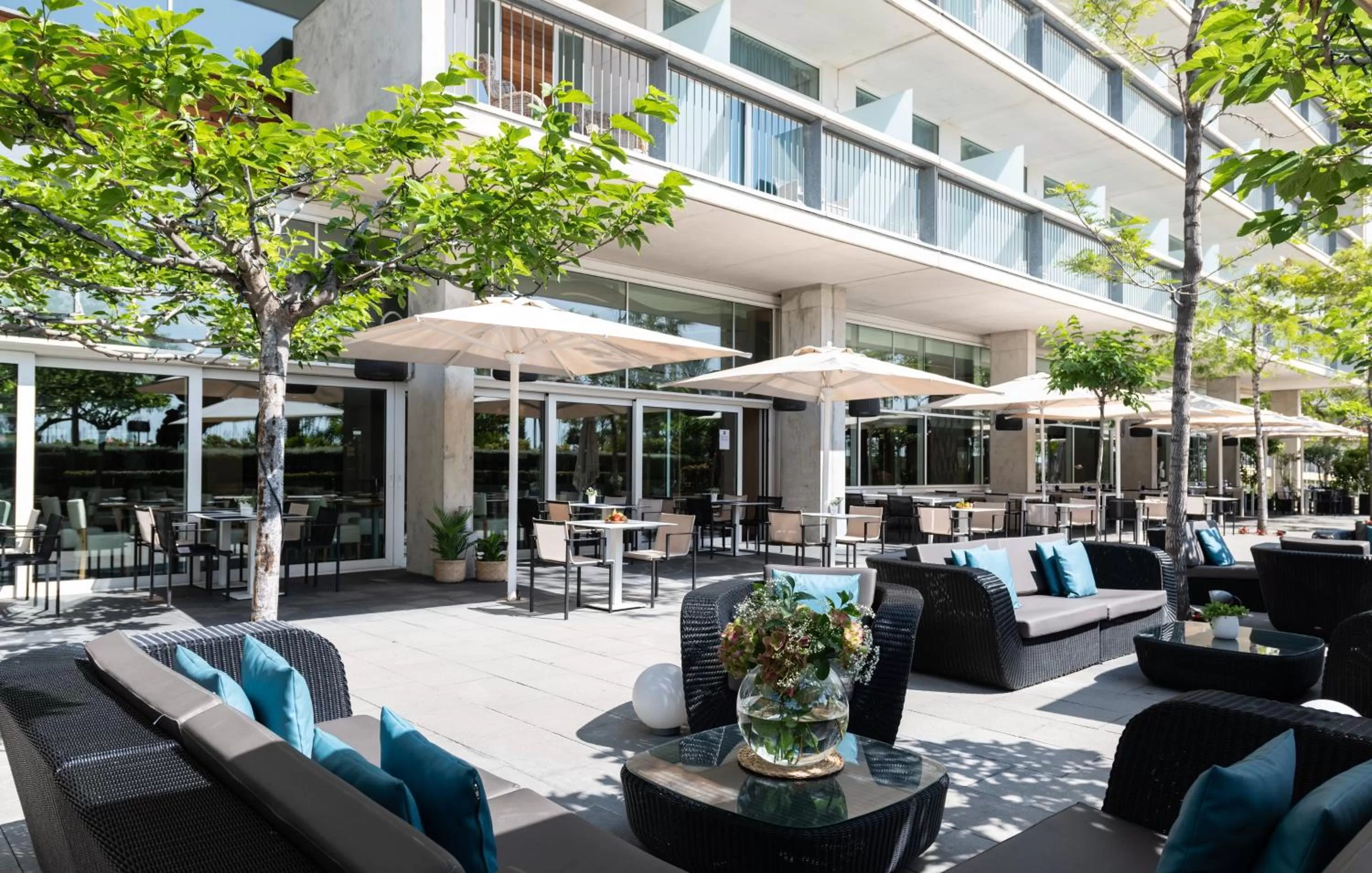 Garden view in Atenea Port Barcelona Mataró