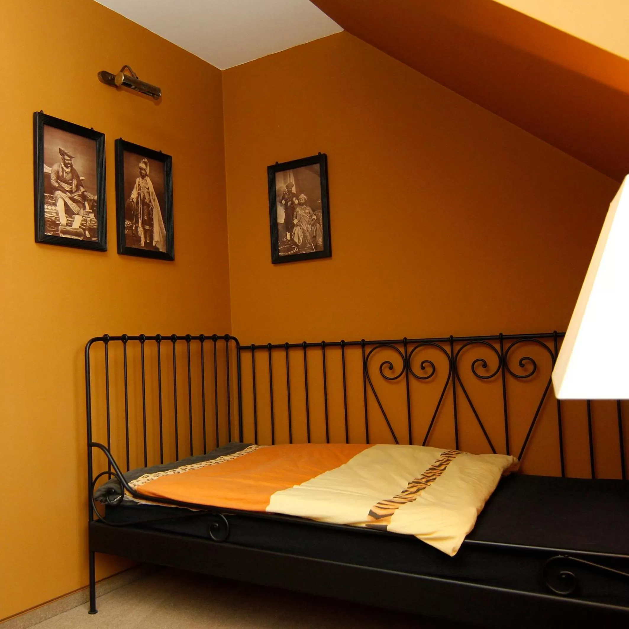 Decorative detail, Bed in Art Hotel Neckar