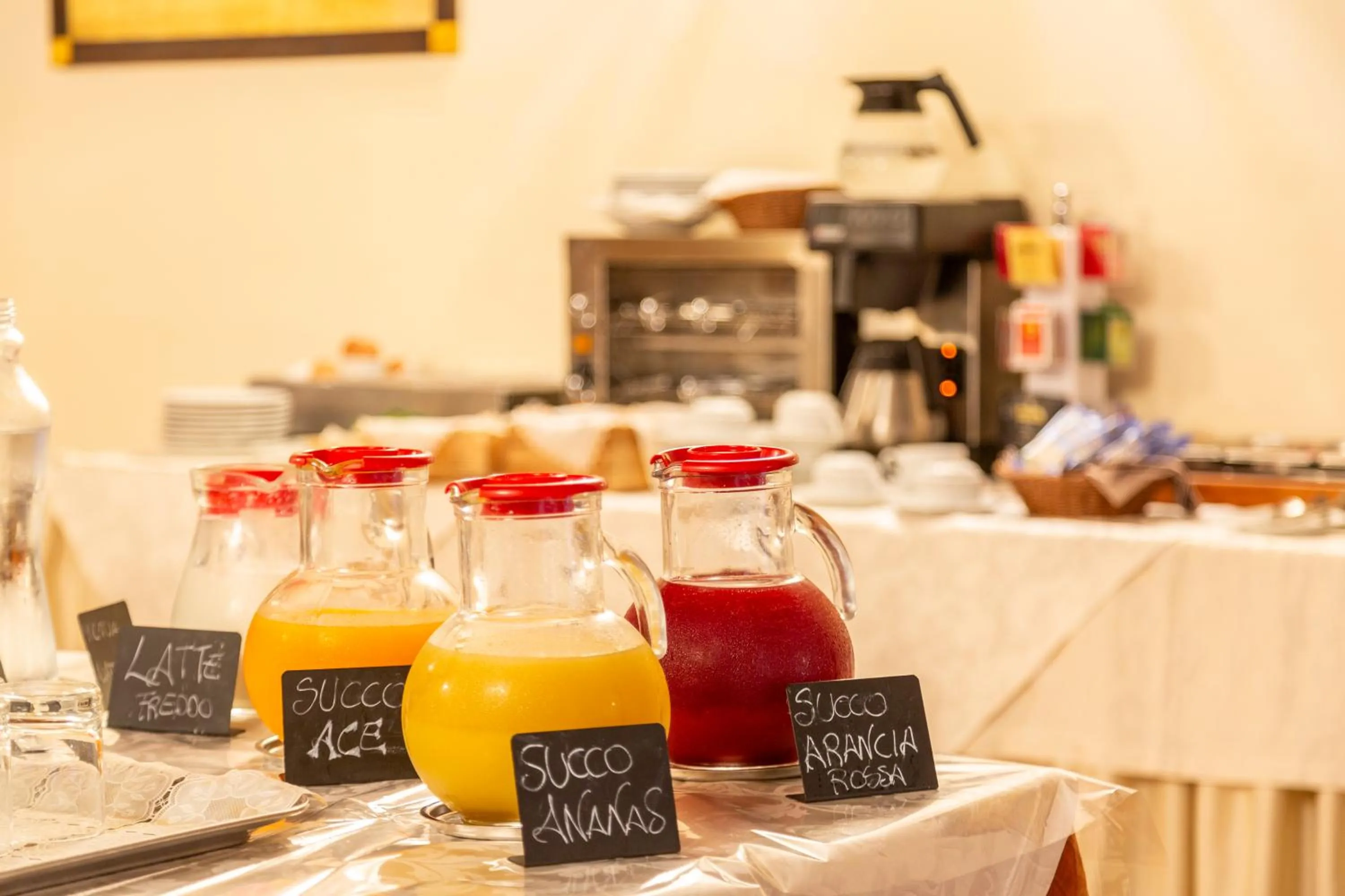 Food and drinks in Hotel San Michele