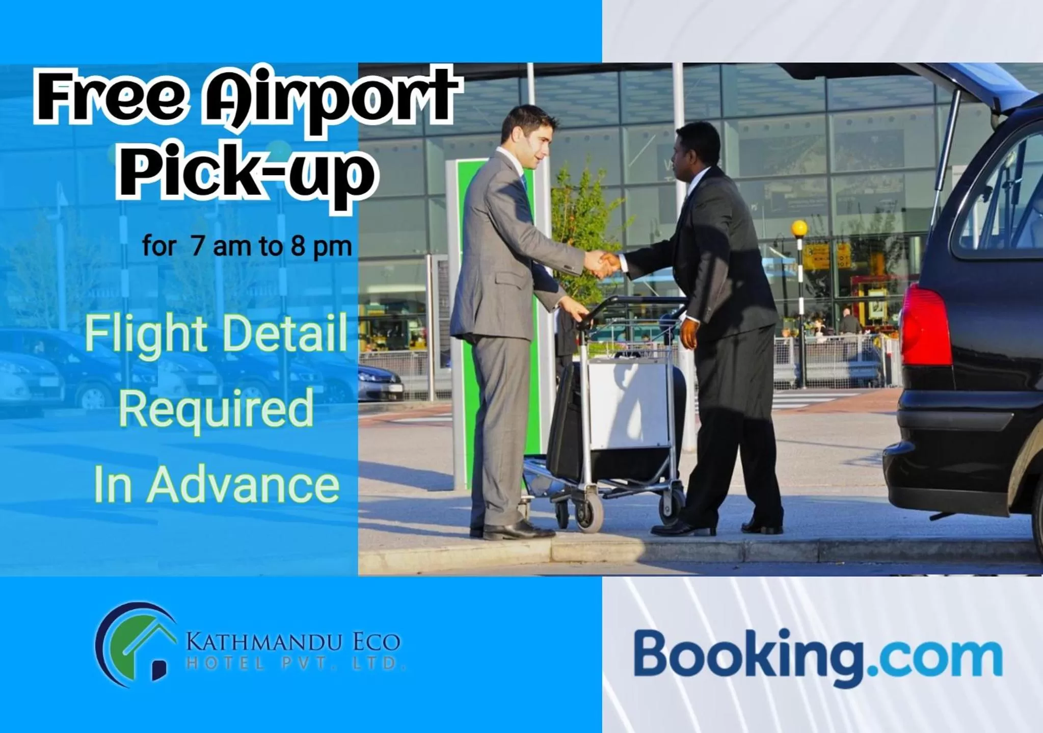 Standard Double or Twin Room with 24-hour Check-in, Free Airport Pickup : Prior Booking Required in Kathmandu Eco Hotel