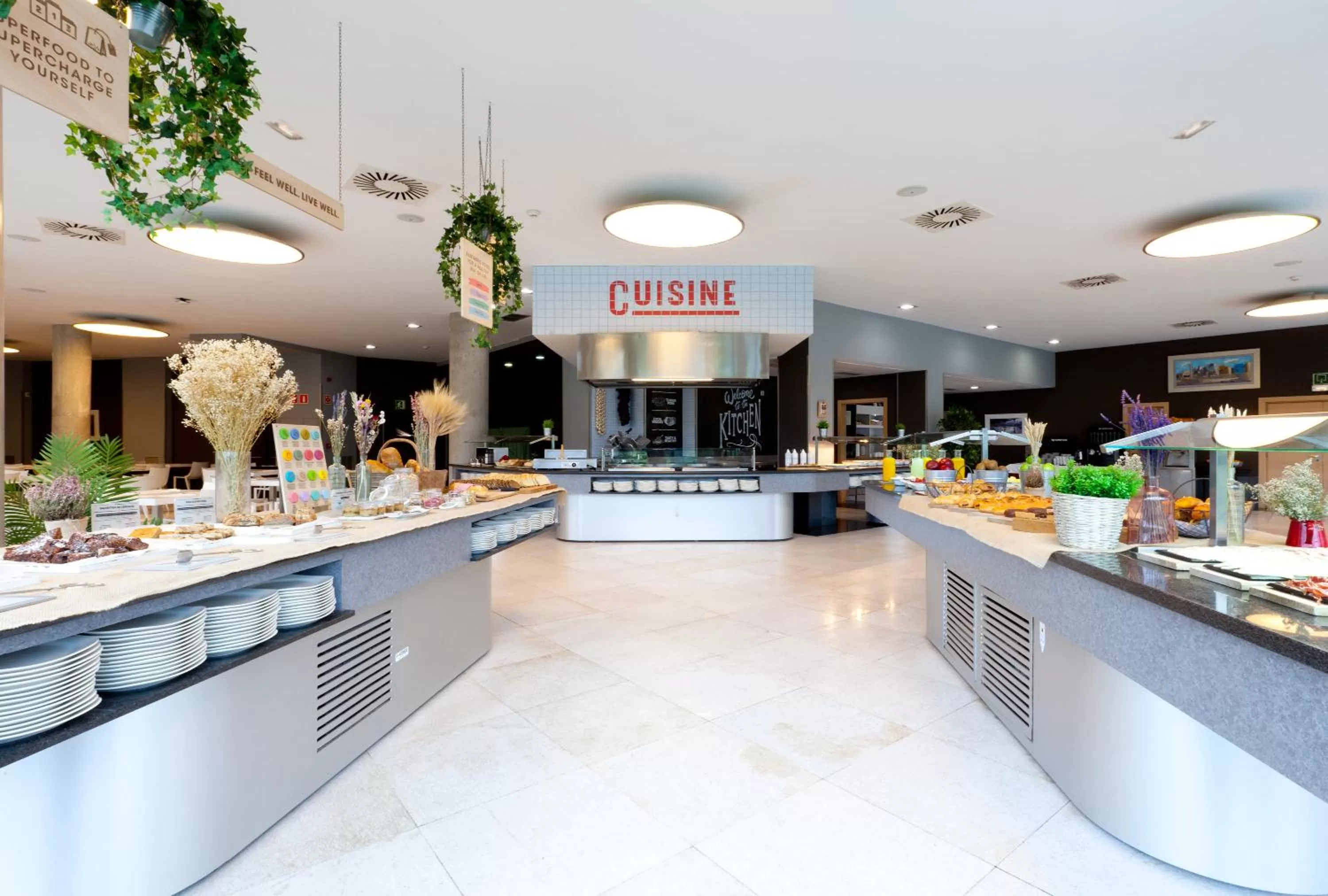 Buffet breakfast in Spirit Hotel Gran Bilbao