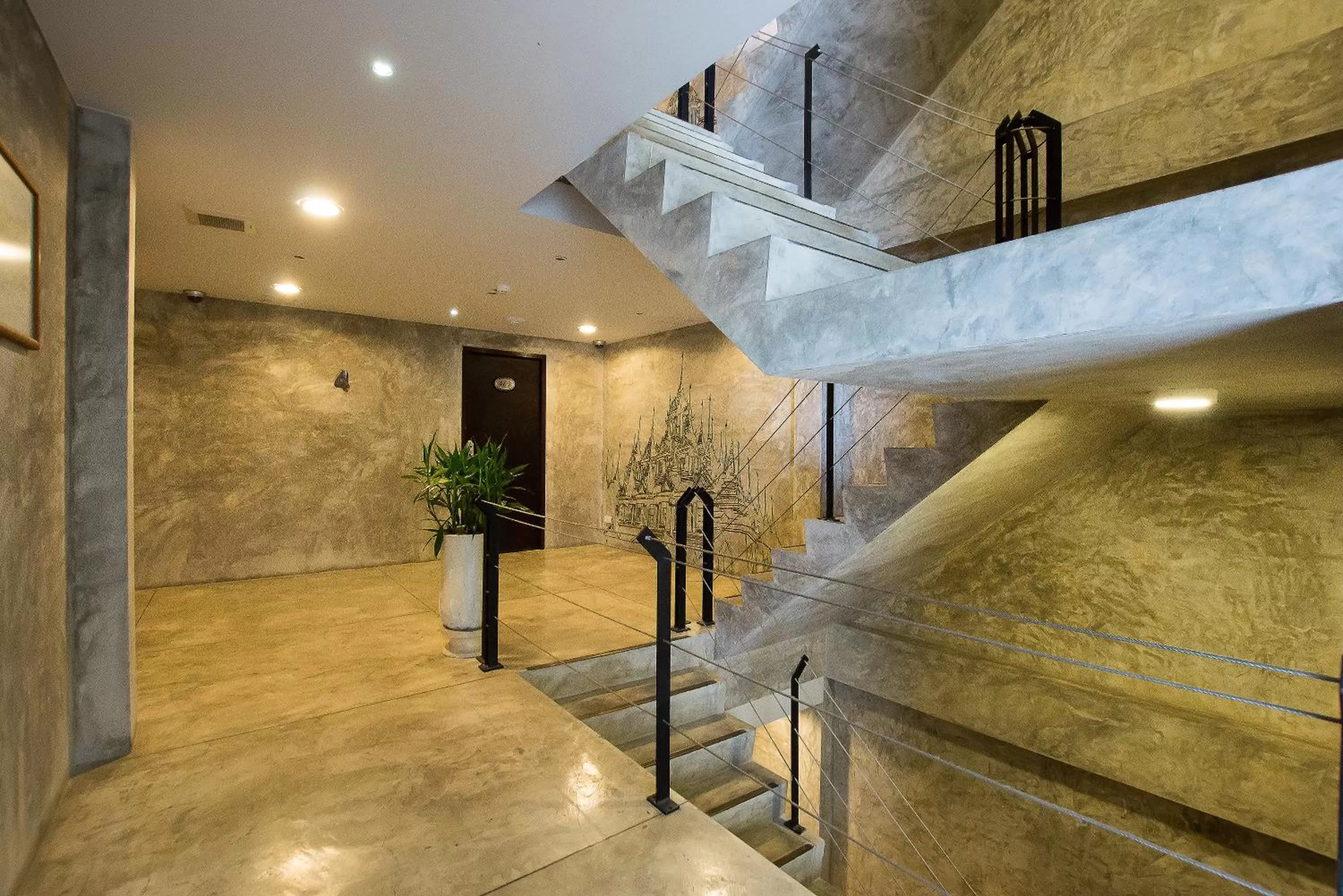 Decorative detail in Buddy Boutique Inn