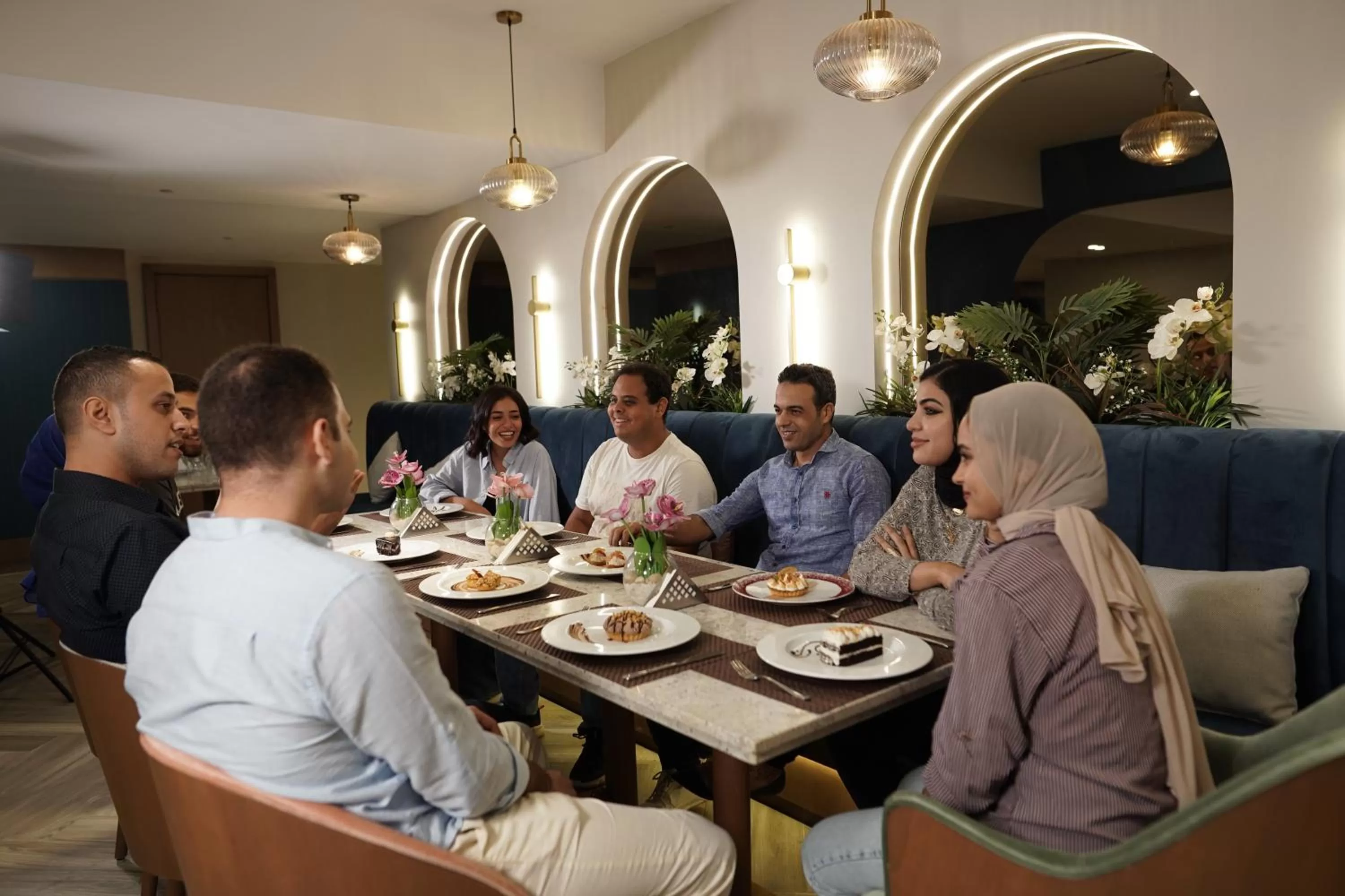 Restaurant/places to eat in The Grand Plaza Hotel Smouha