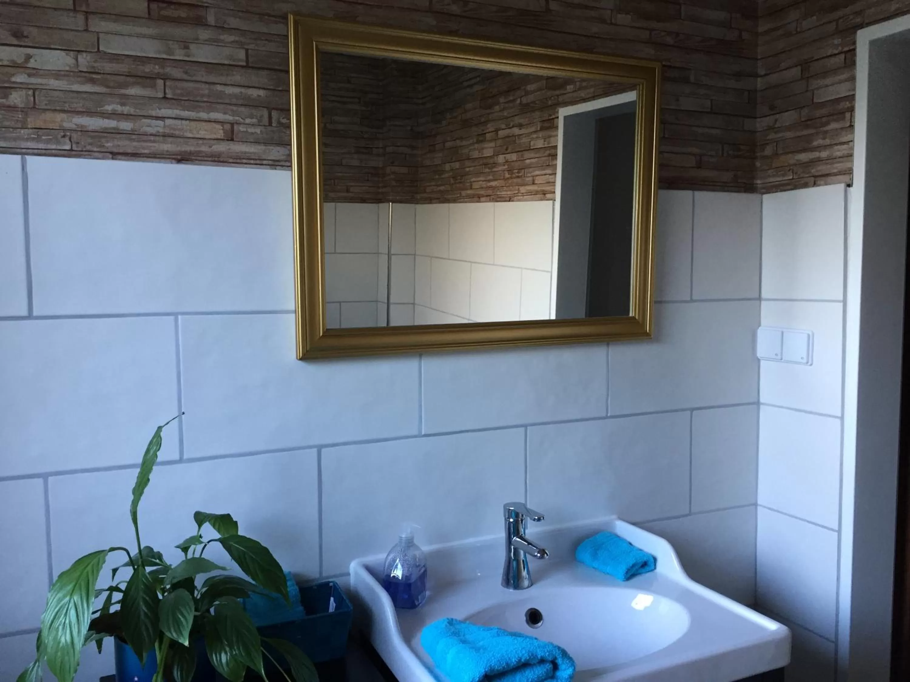 Bathroom in B&B Worpsweder Blick