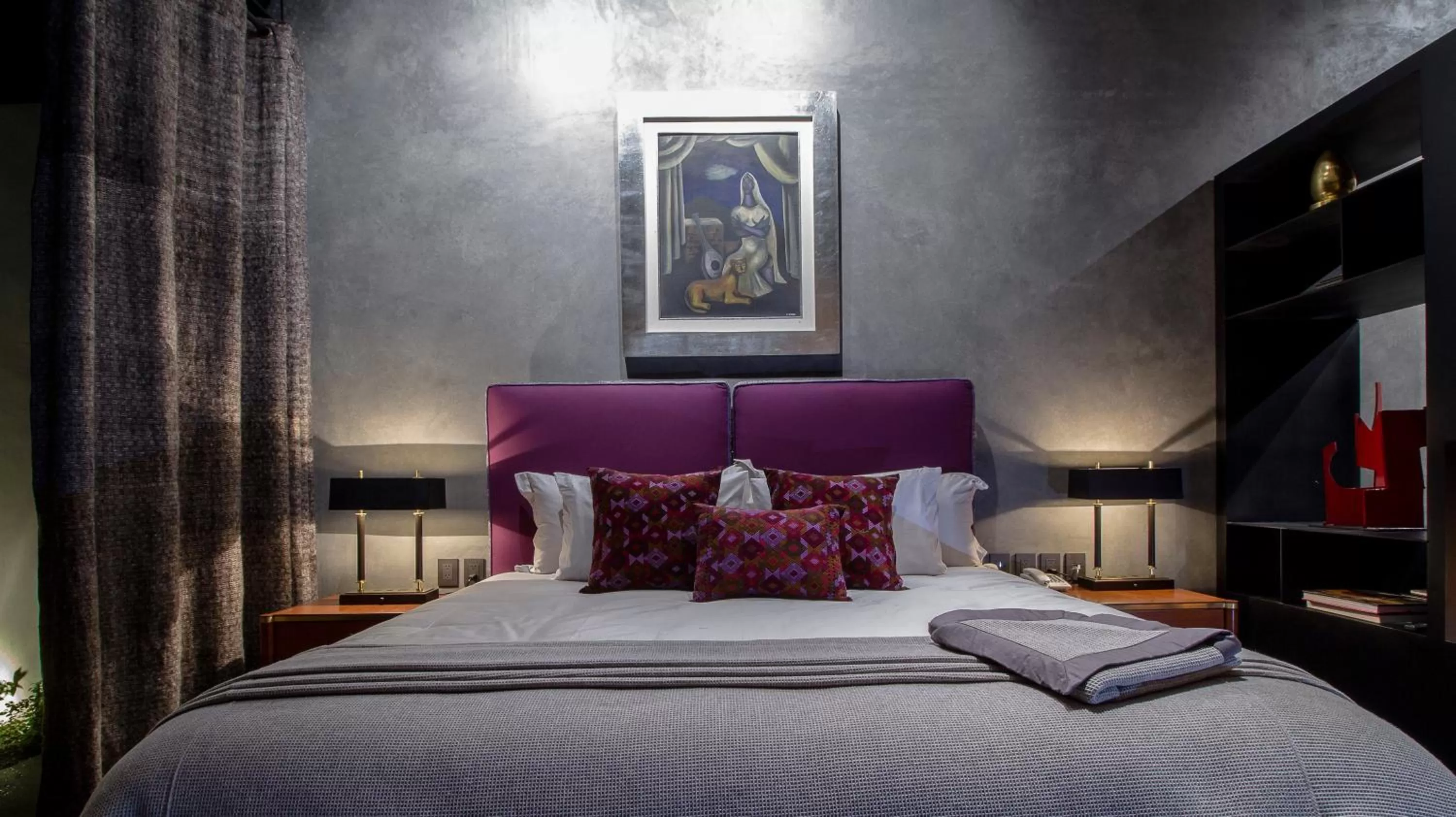 Bed in Uvence Arte + Hotel