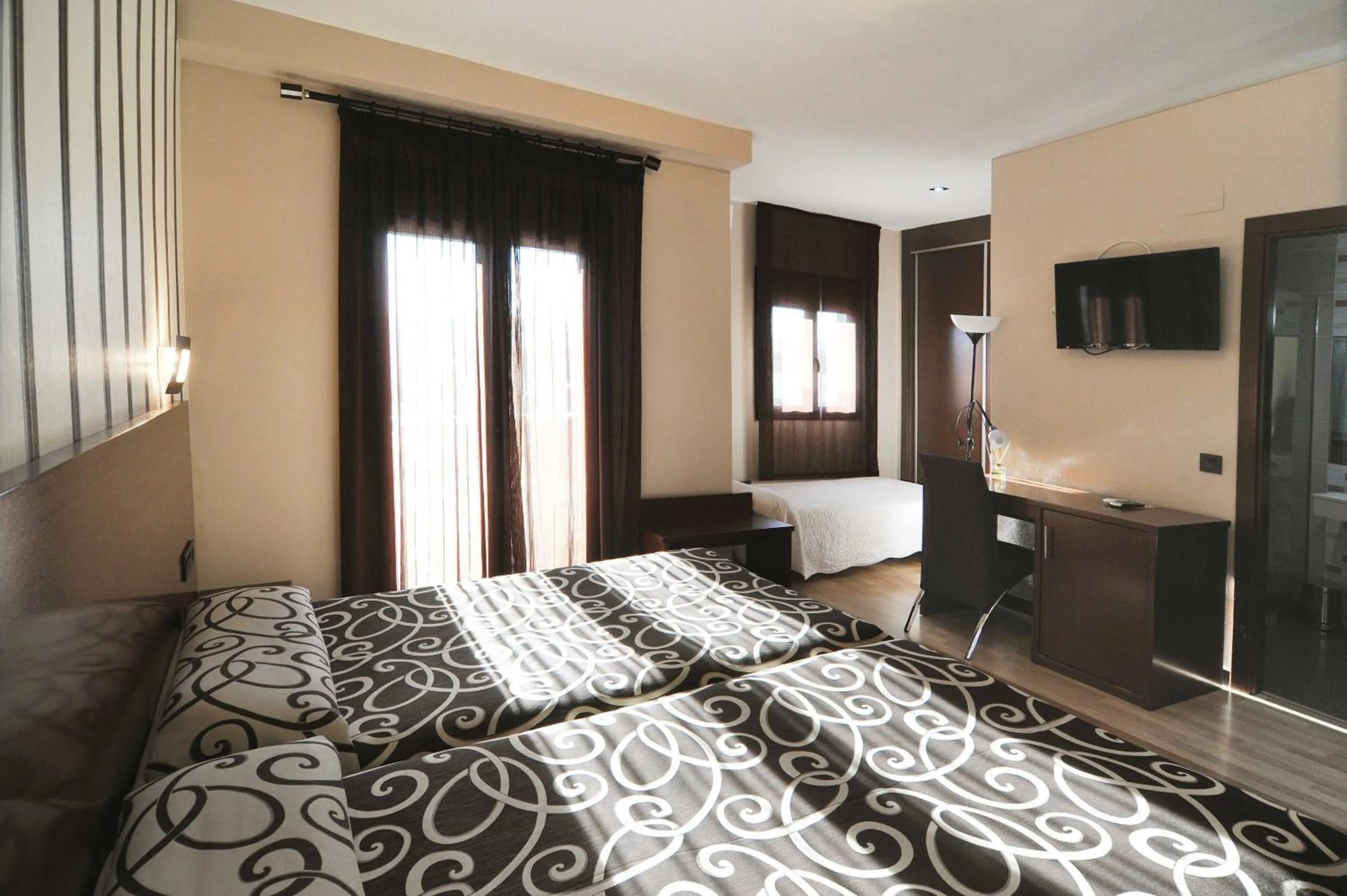 Bed in Hotel Ciudad de Plasencia