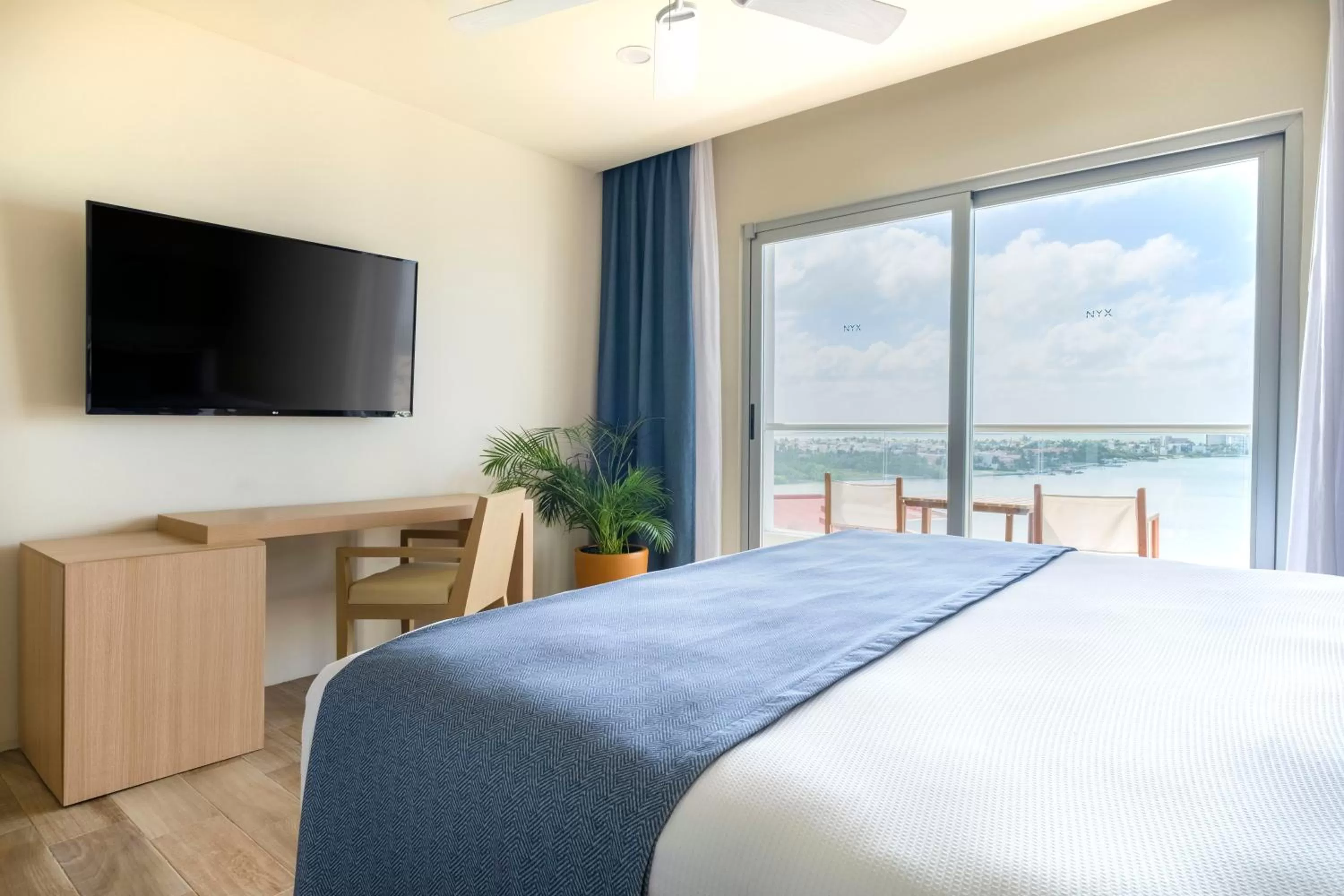 Bed in Hotel NYX Cancun